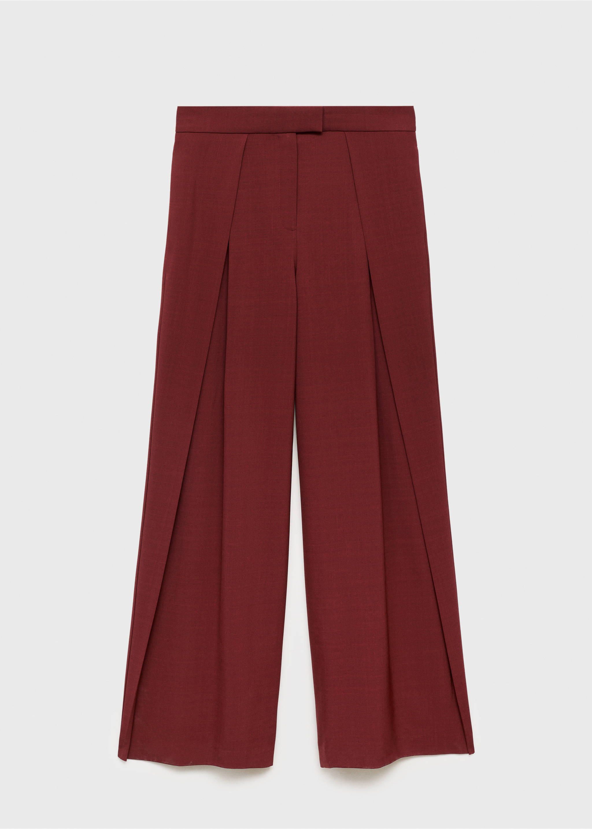 Pantalon de costume large à pinces - Article sans modèle, Orange foncé. Ref: 17024120-00.