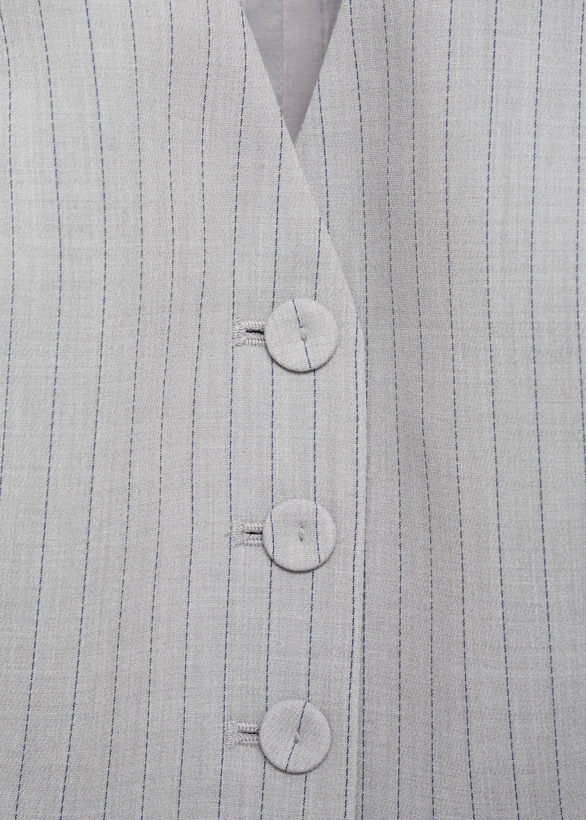 Pinstriped suit vest - Details of the article 8