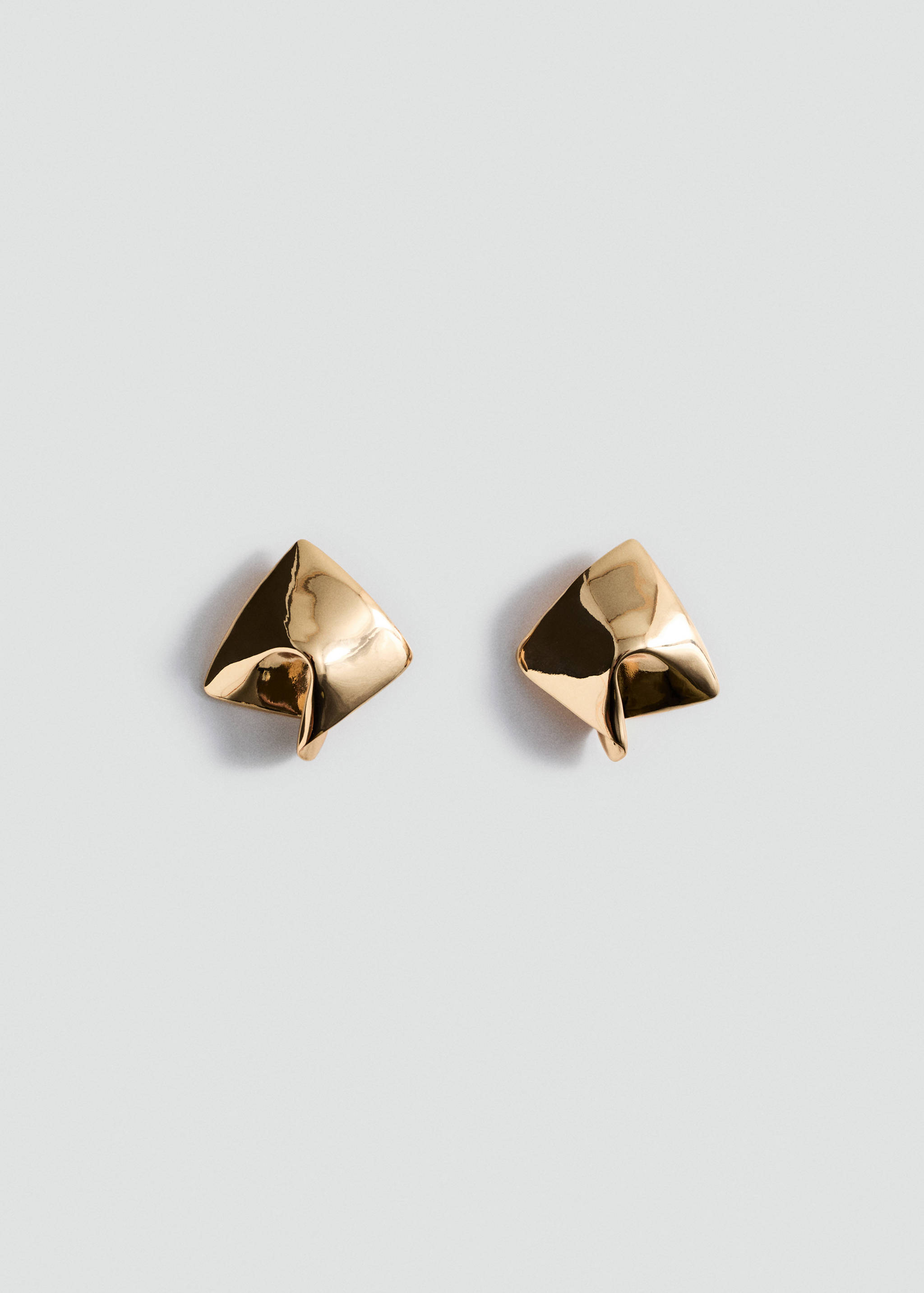 Irregular metallic earrings - Article without model