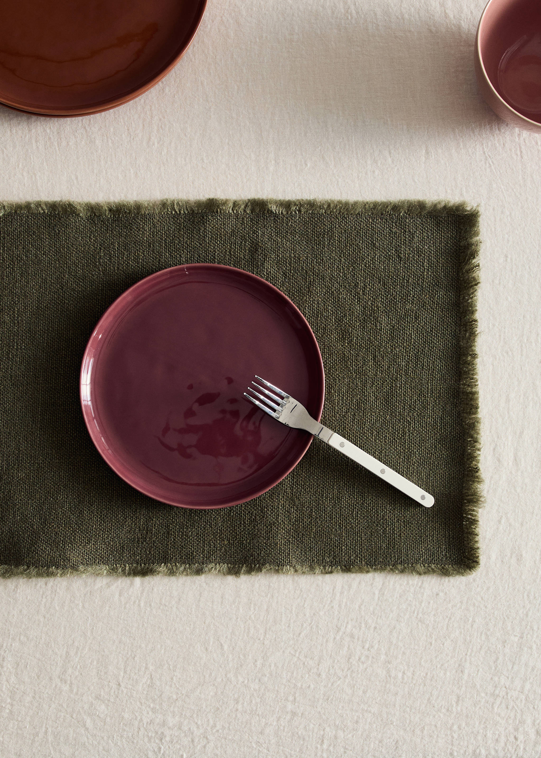 Jute placemat - General plane