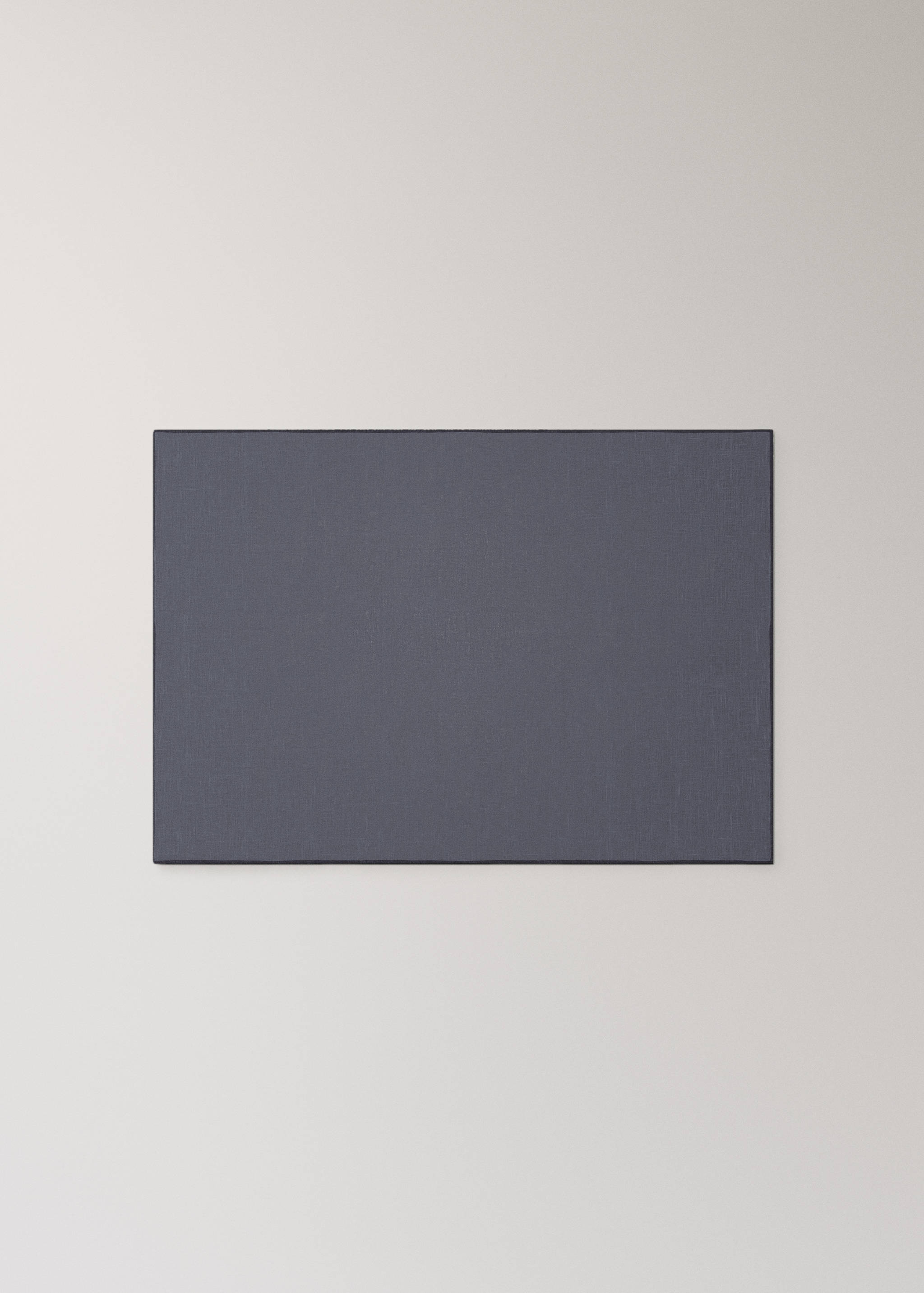 Podkładka indywidualna 100% lniana z żywicą i kontrastowym overlockiem - Artykuł bez modela/modelki