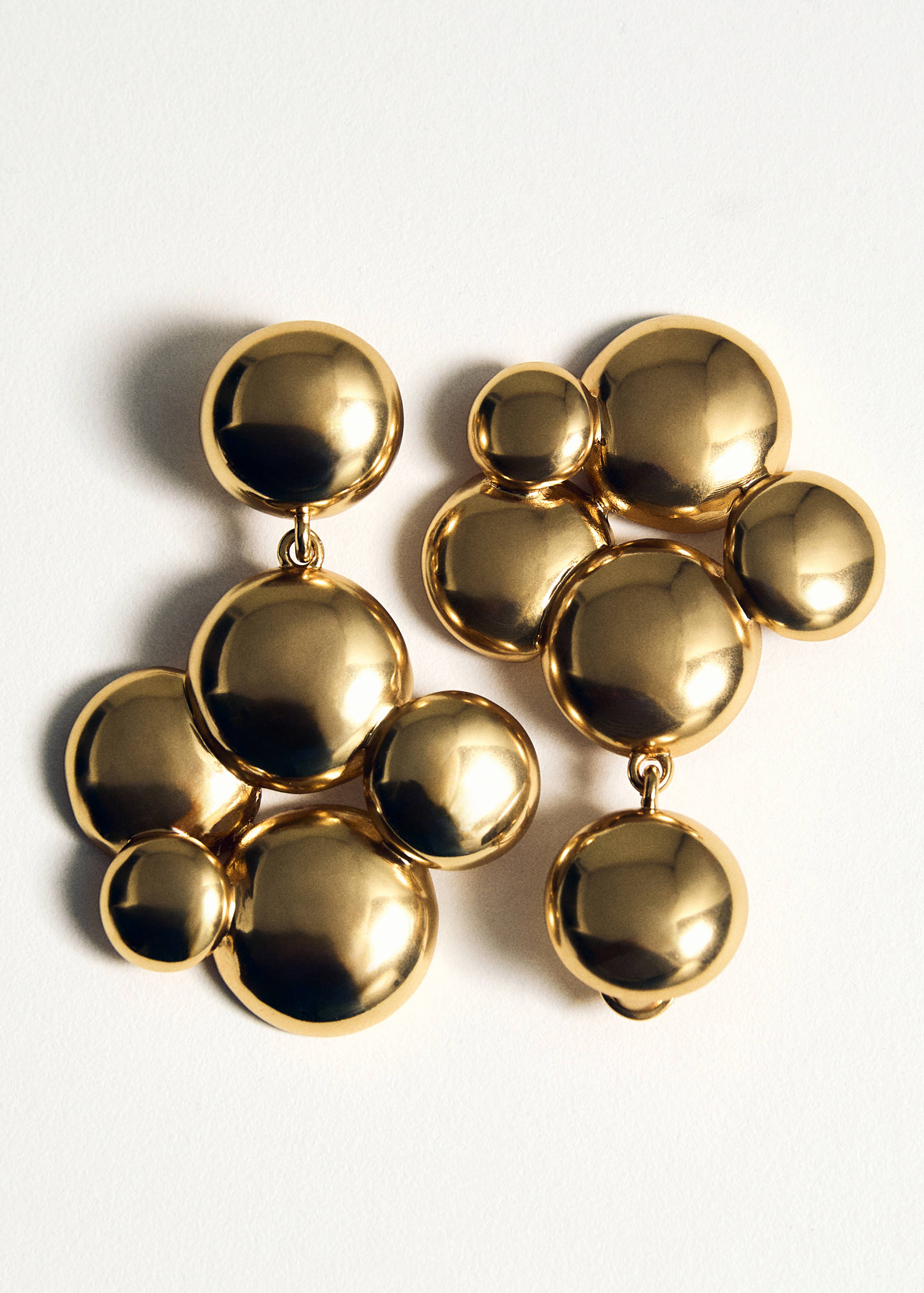 Boucles d'oreilles pendantes rondes - Détail de l'article 5