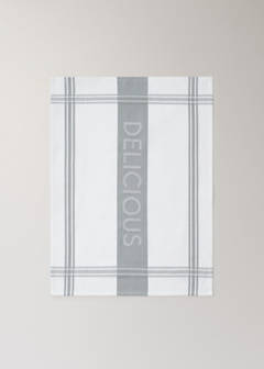 Delicious two-tone cotton kitchen towels — Grey 3