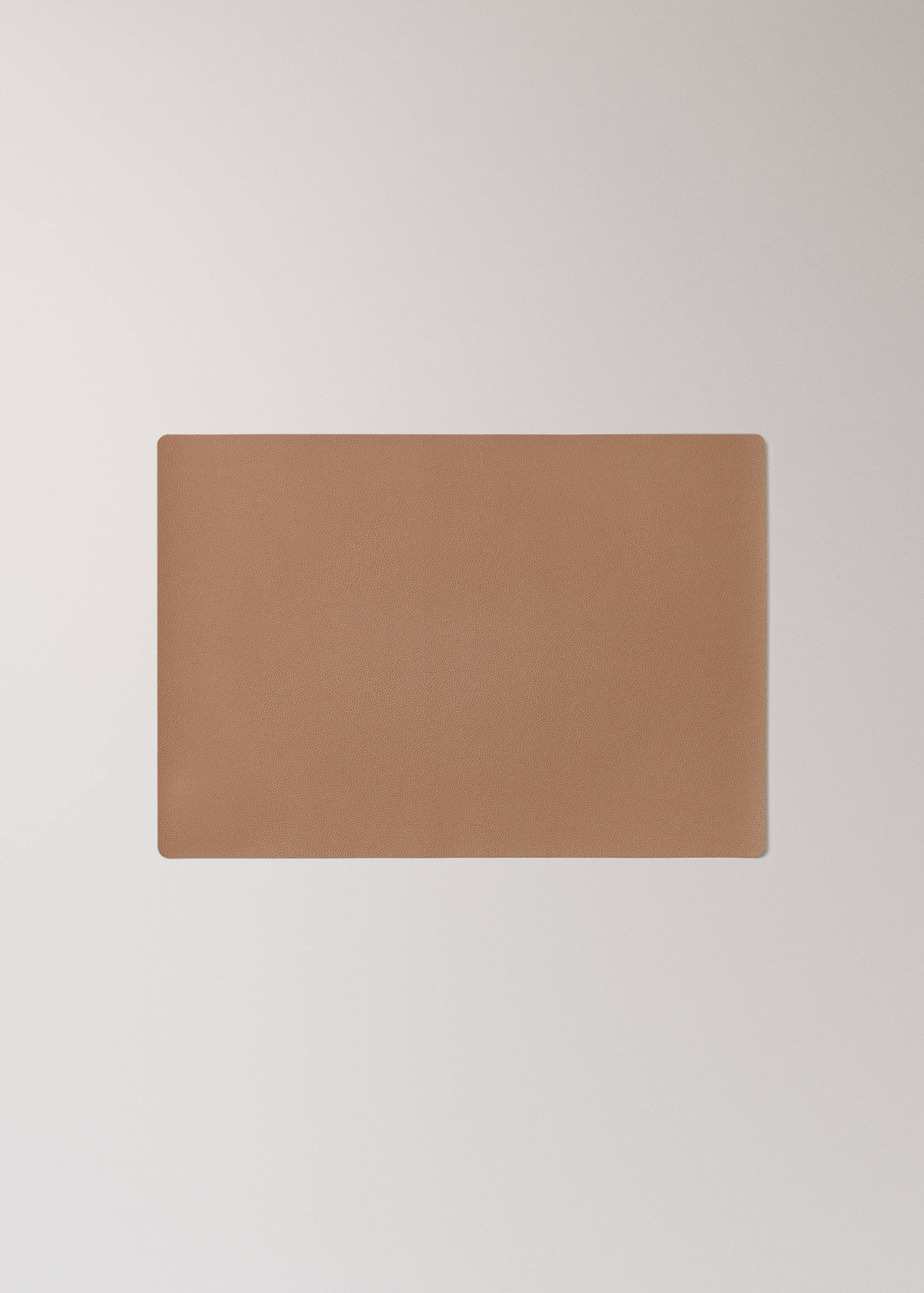 Rectangular faux leather table mat - Article without model