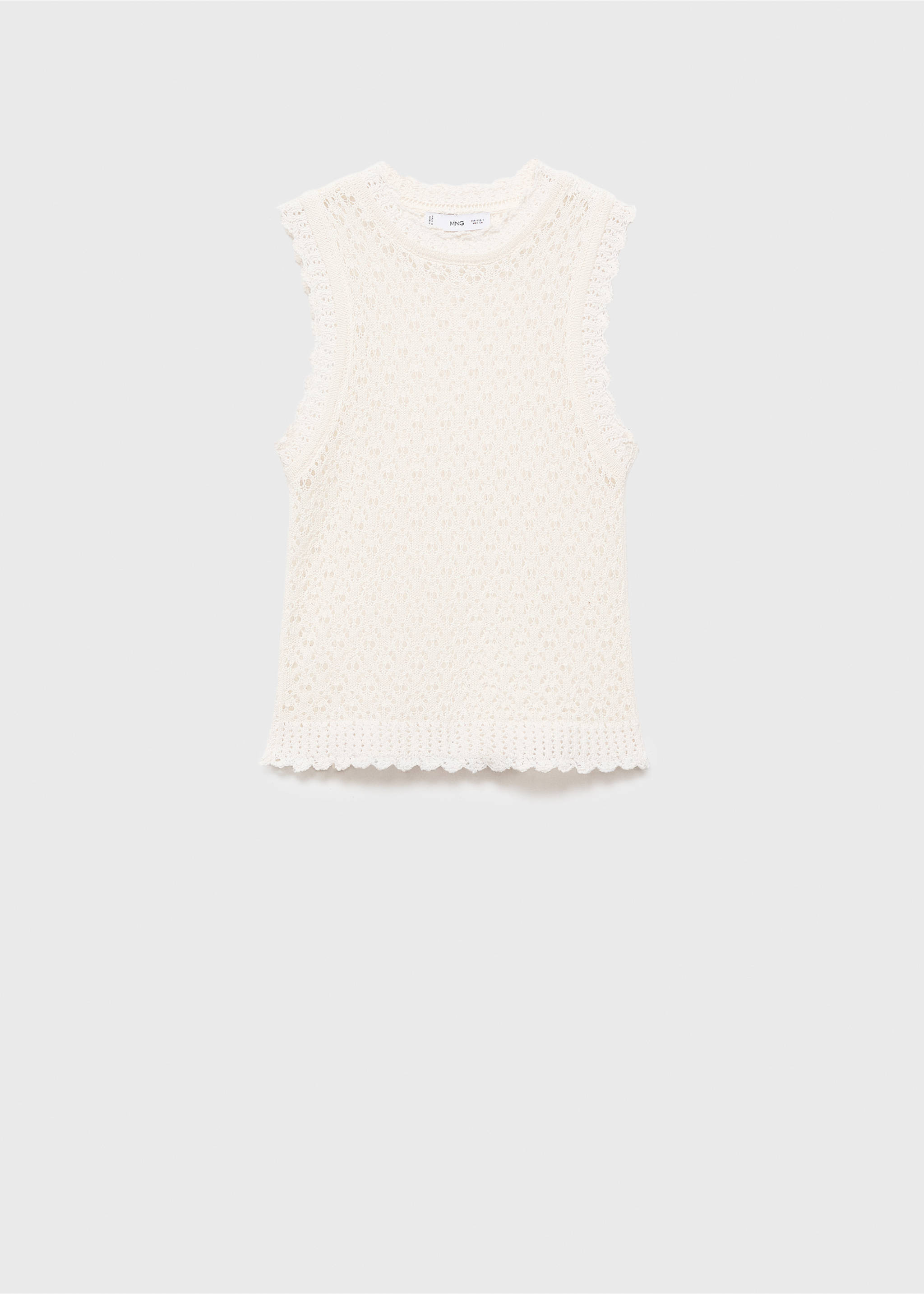 Top punto calado - Artículo sin modelo, Crudo. Ref: 17024140-00.