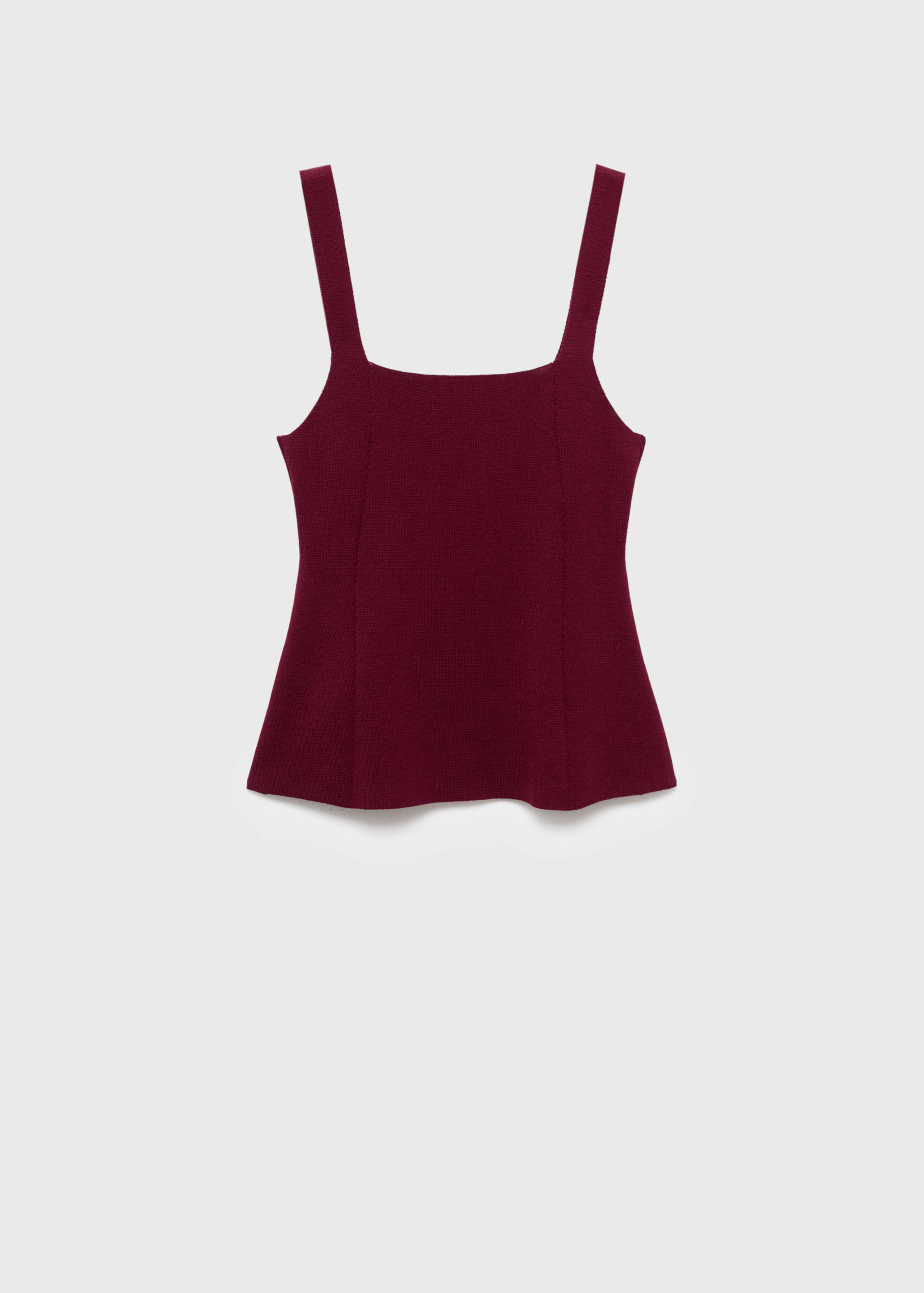 A-line knitted top - Article without model