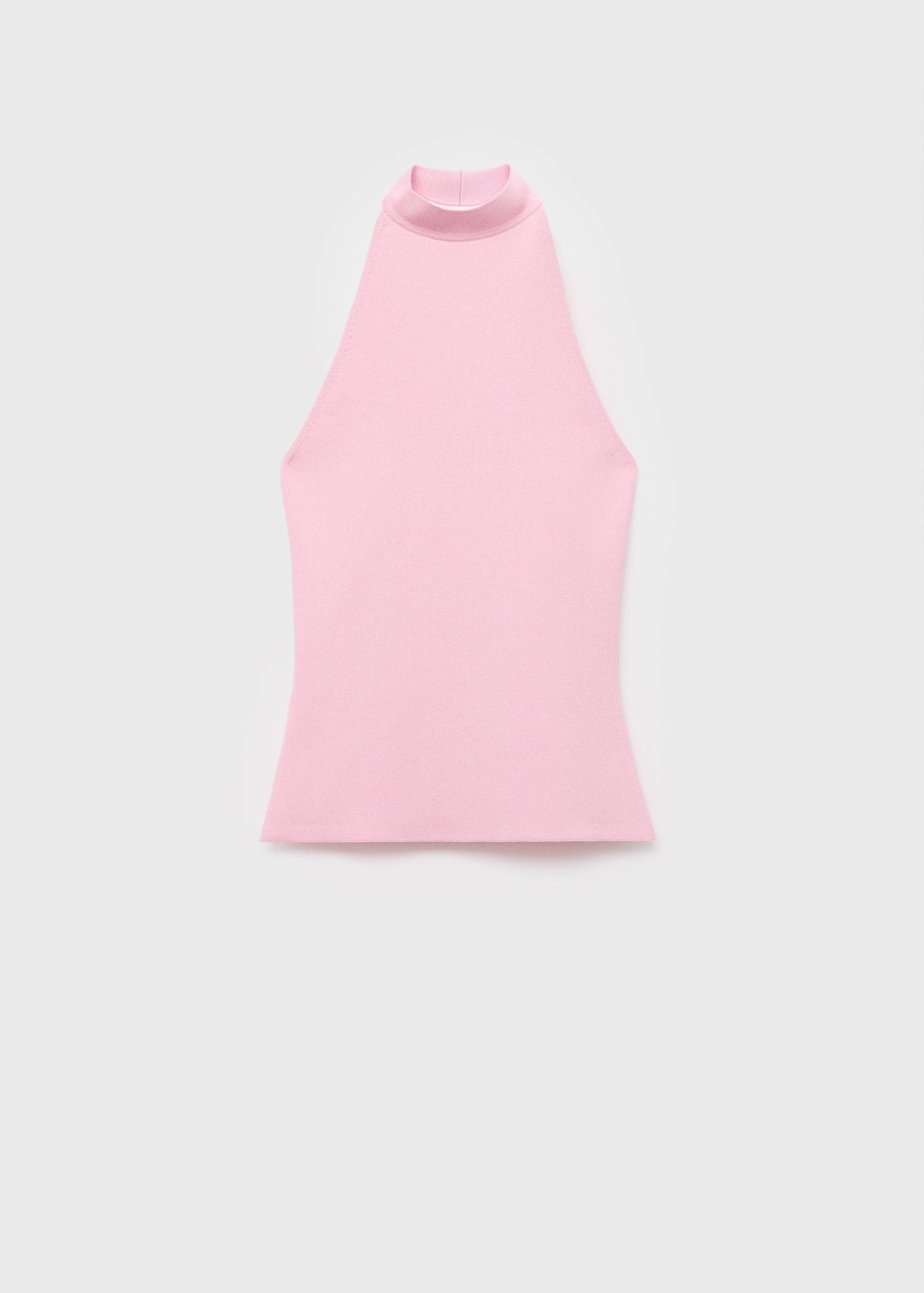 Halter-neck knitted top - Article without model