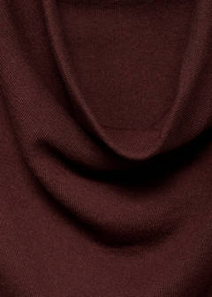 Ruched knitted top — Brown 7