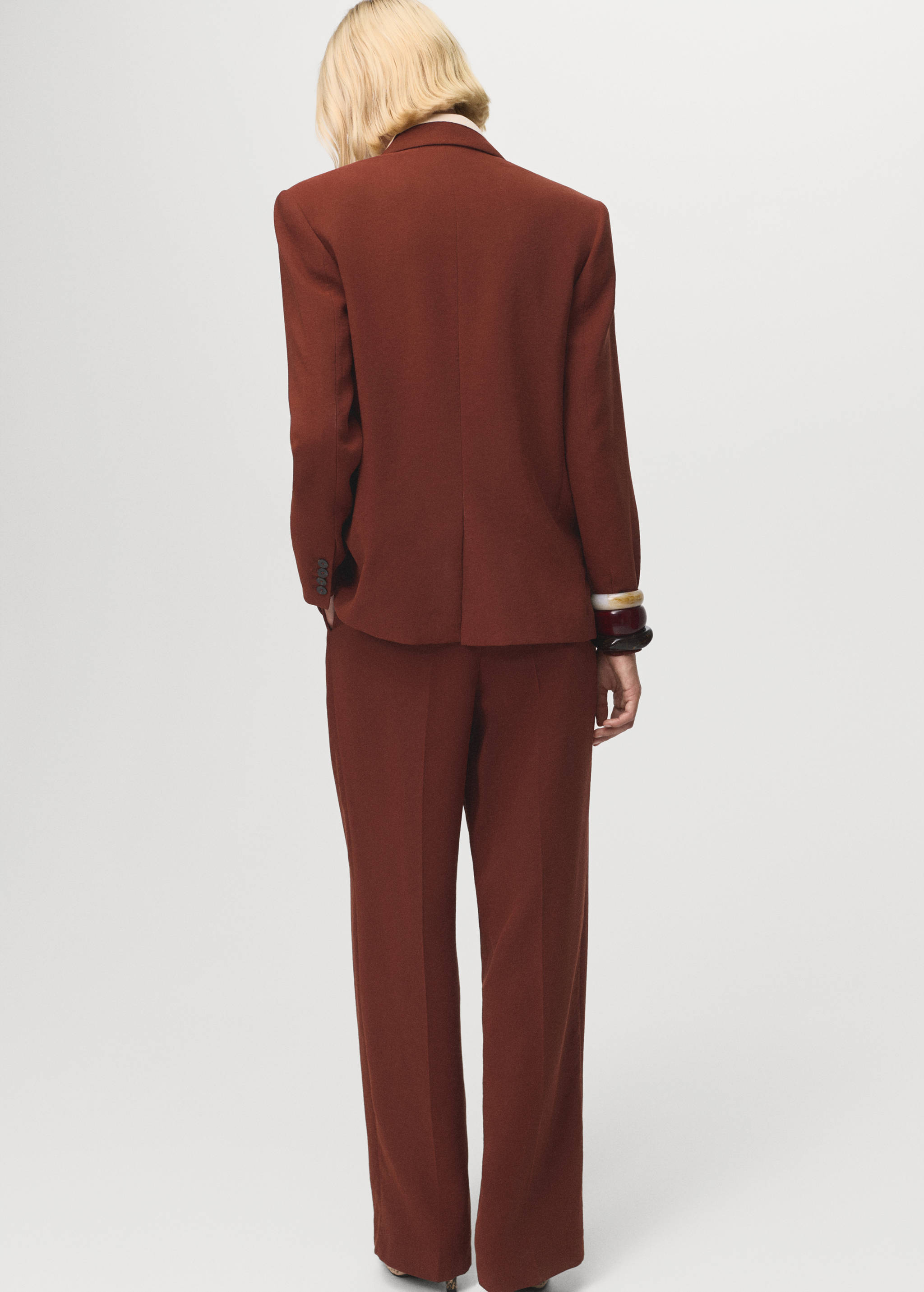 Blazer de costume modal - Verso de l’article