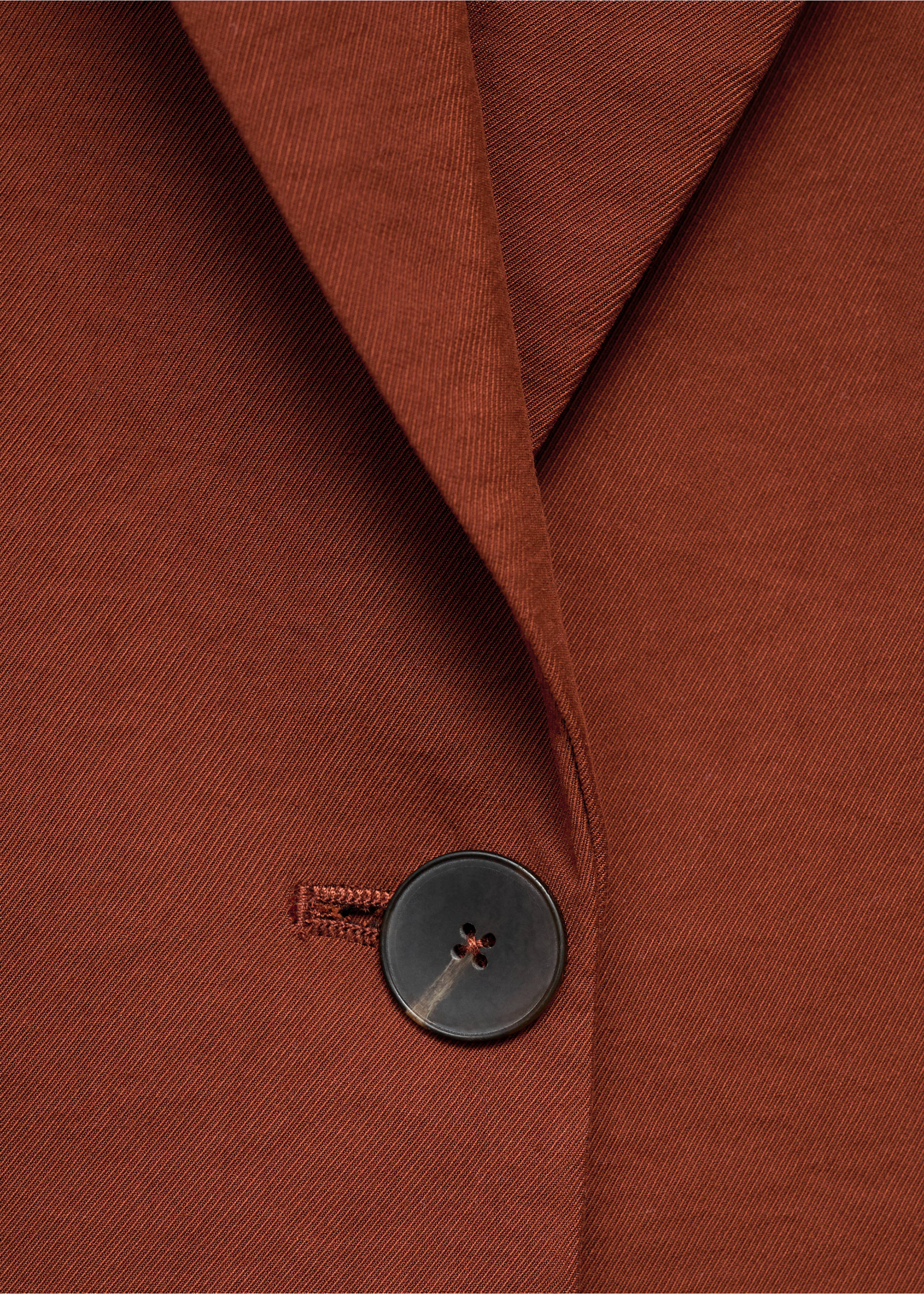 Blazer de costume modal - Détail de l'article 0, Orange brûlé. Ref: 17024150-00.