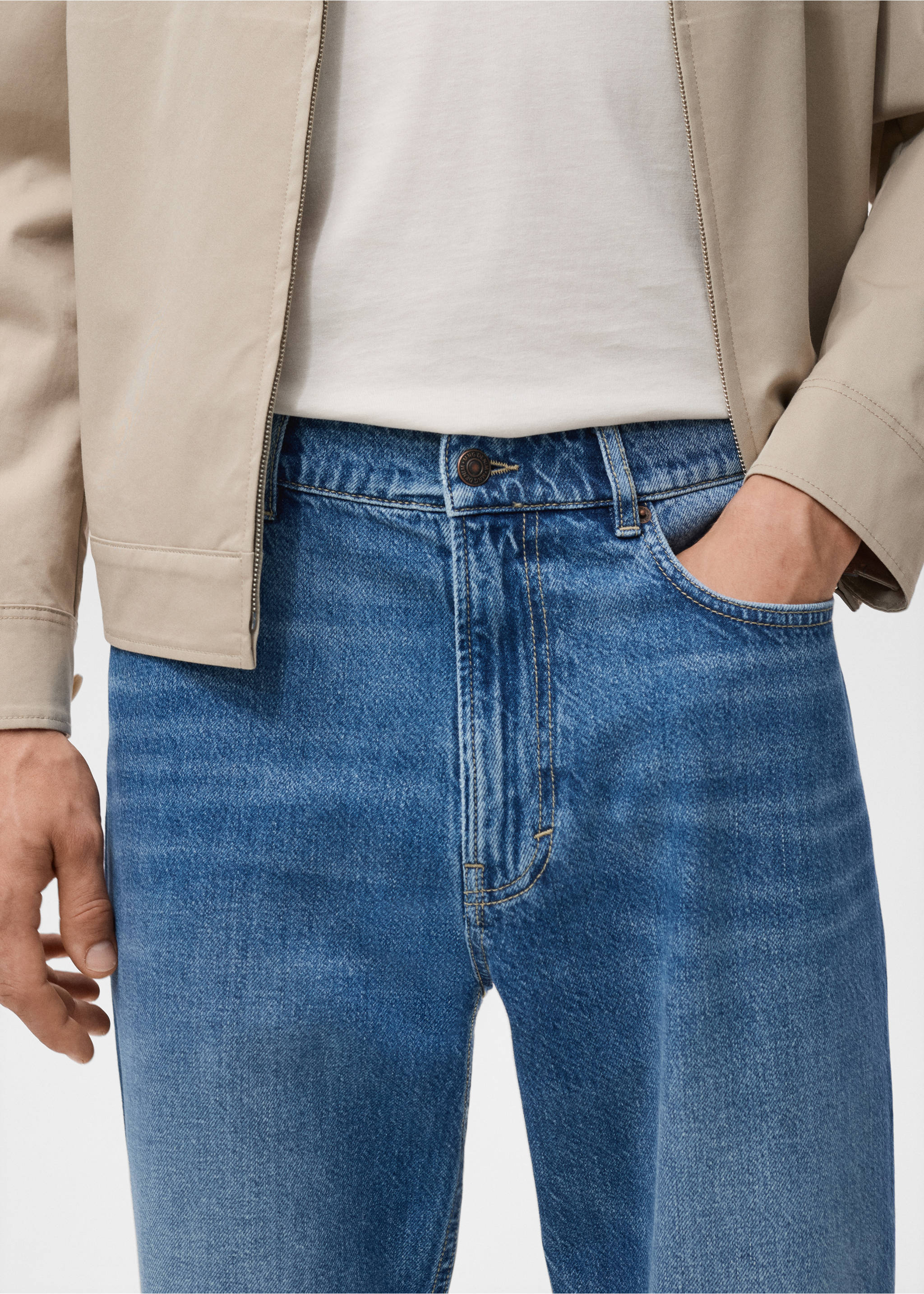 Jean Lori tapered-fit - Détail de l'article 3, Bleu foncé. Ref: 17024417-00.