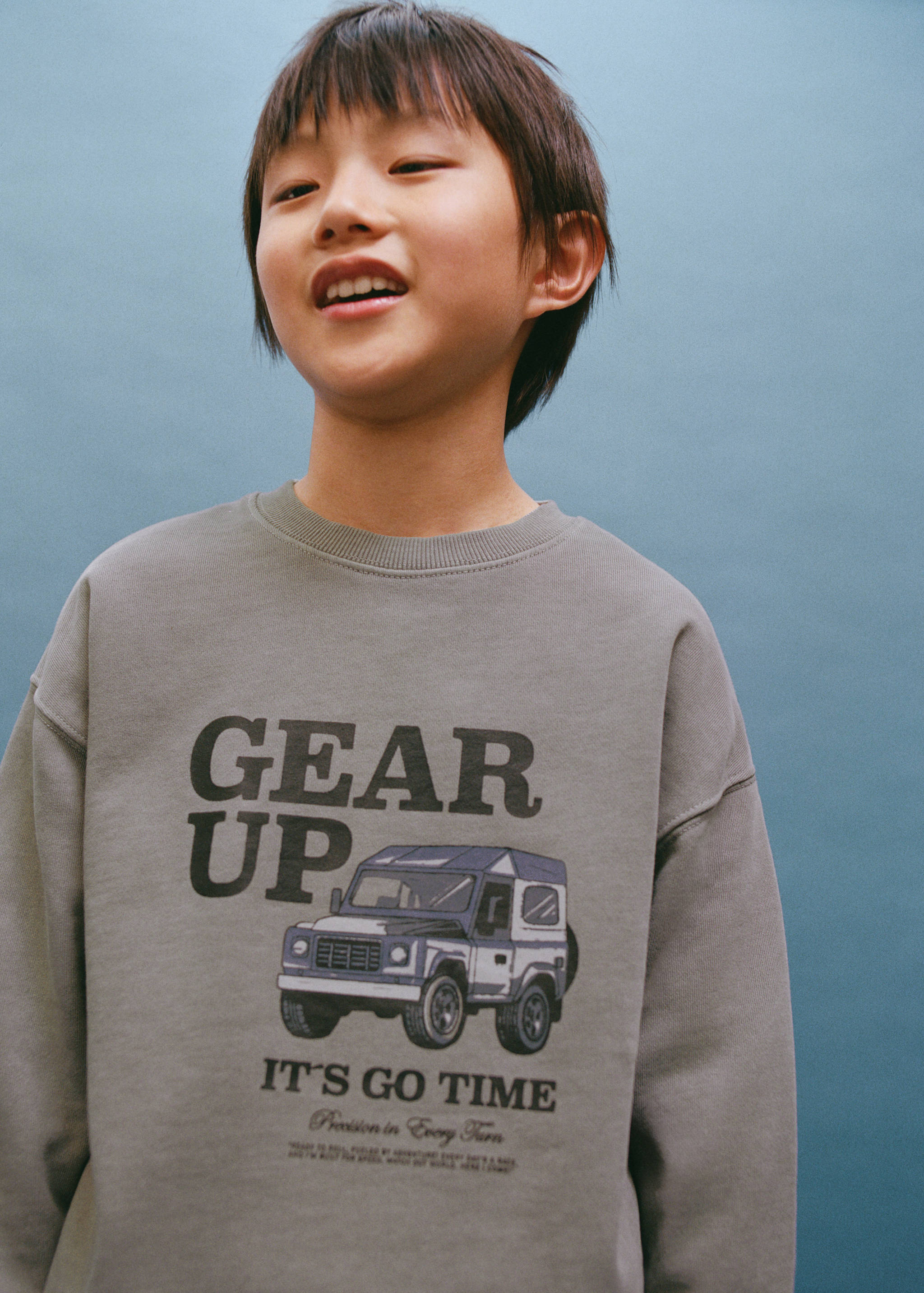 Printed cotton sweatshirt - Details of the article 5