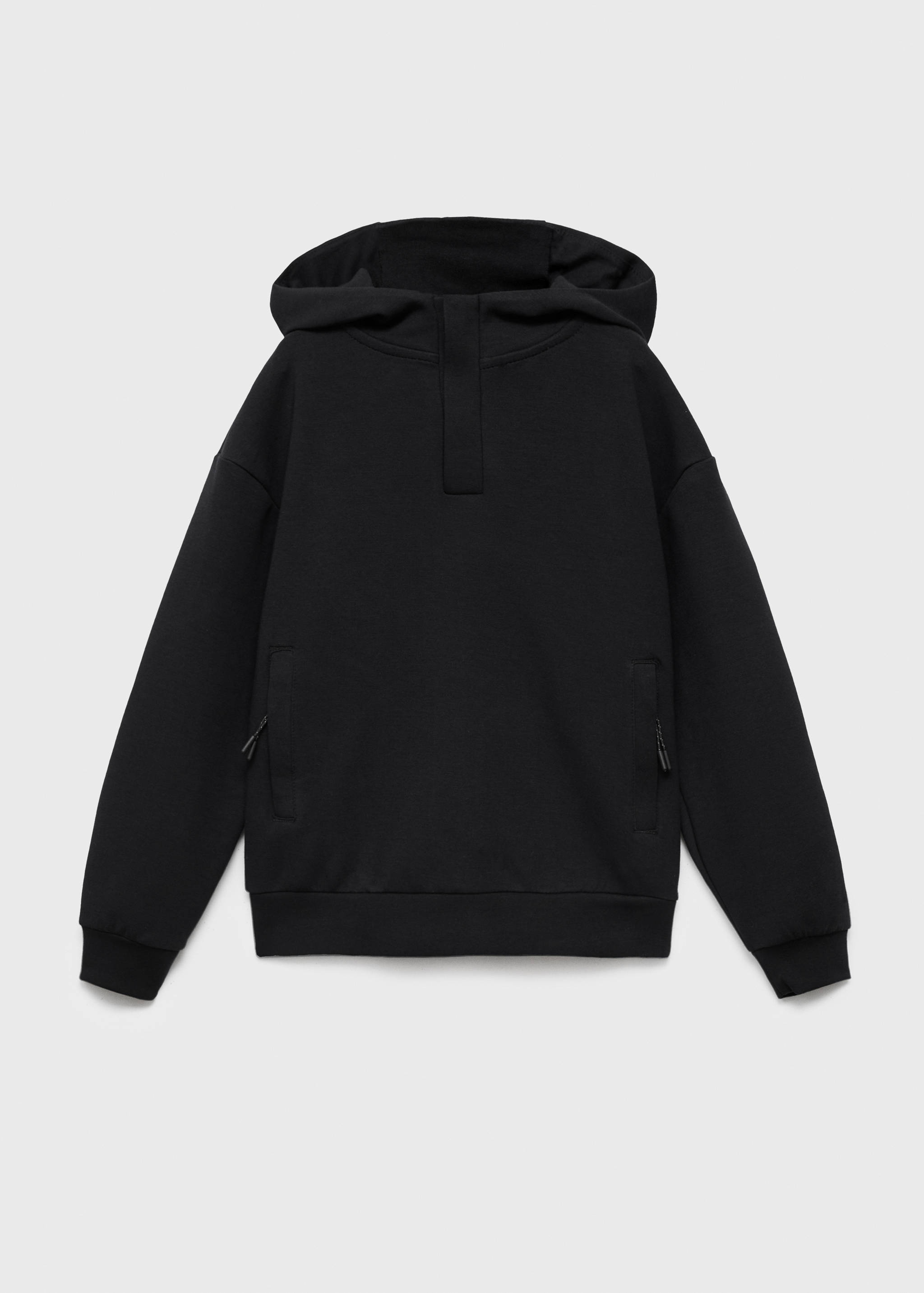 Interlocking cotton sweatshirt - Article without model
