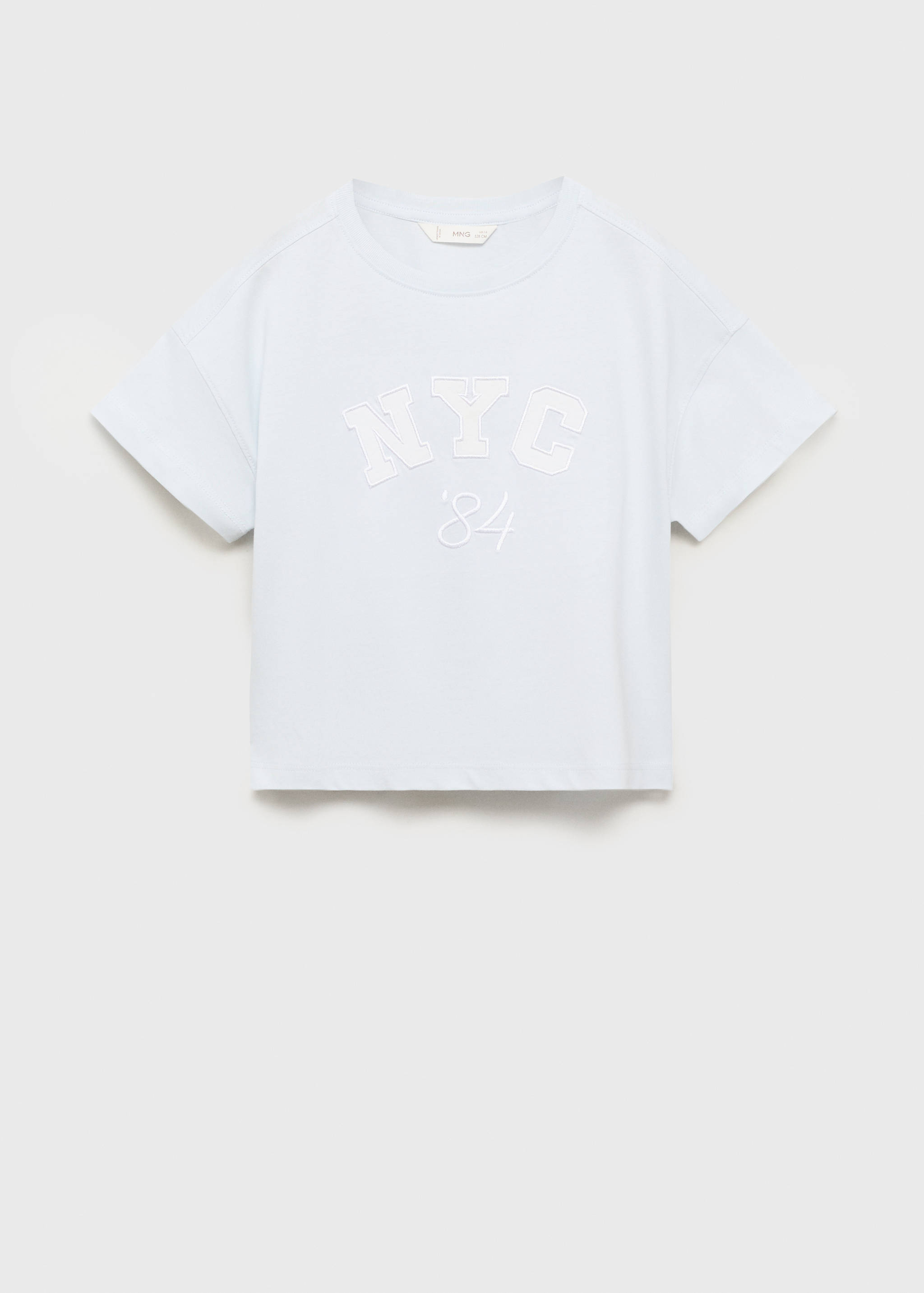 Kurzarm-T-Shirt mit Stickerei - Artikel ohne Model