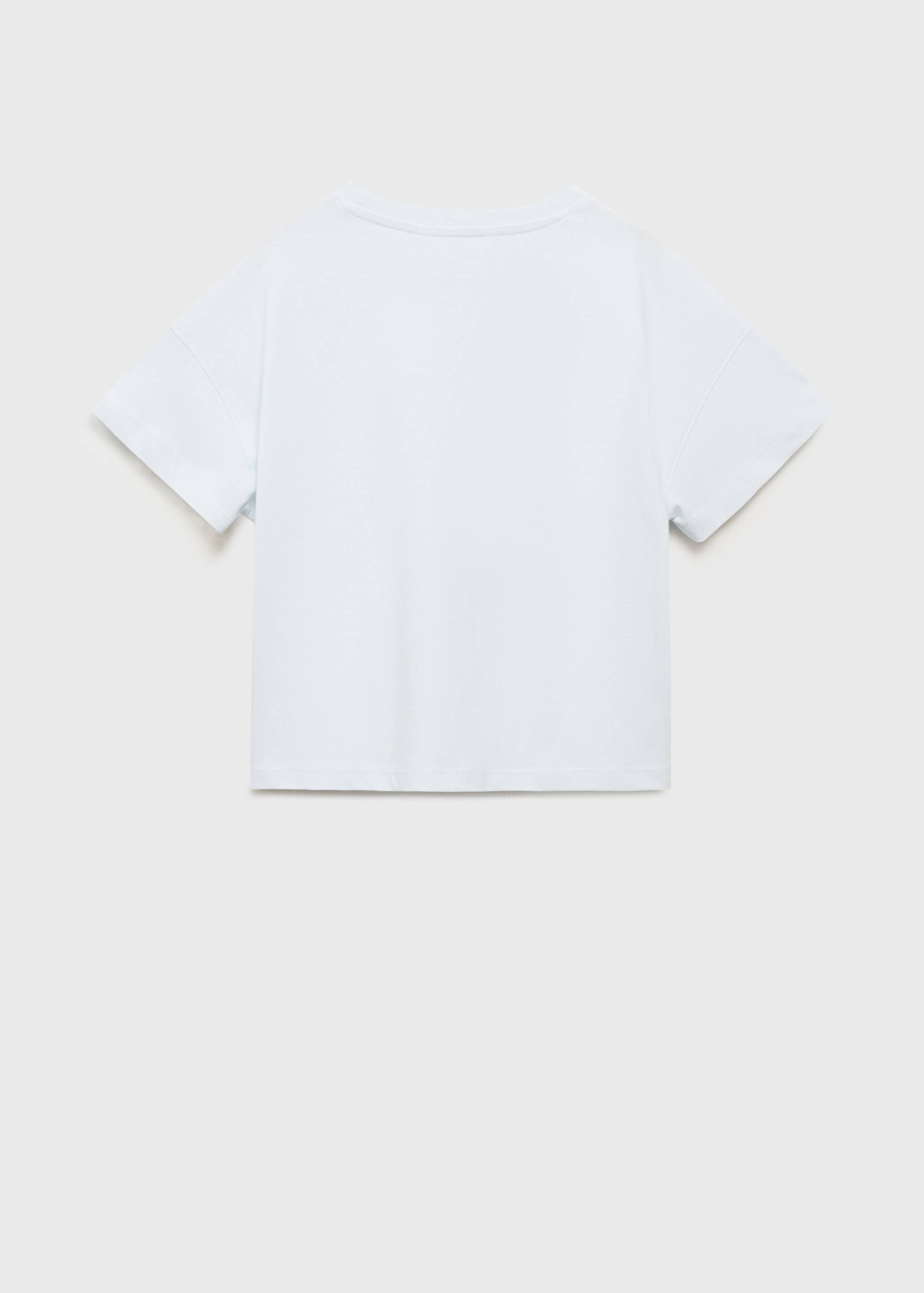 Kurzarm-T-Shirt mit Stickerei - Rückseite des Artikels