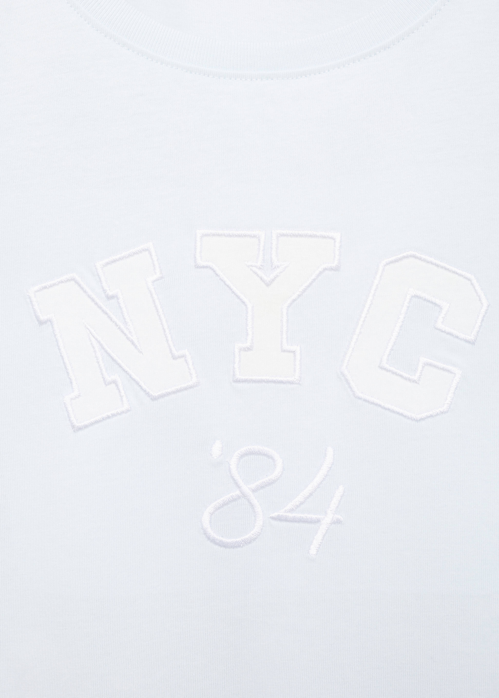 Kurzarm-T-Shirt mit Stickerei - Detail des Artikels 8