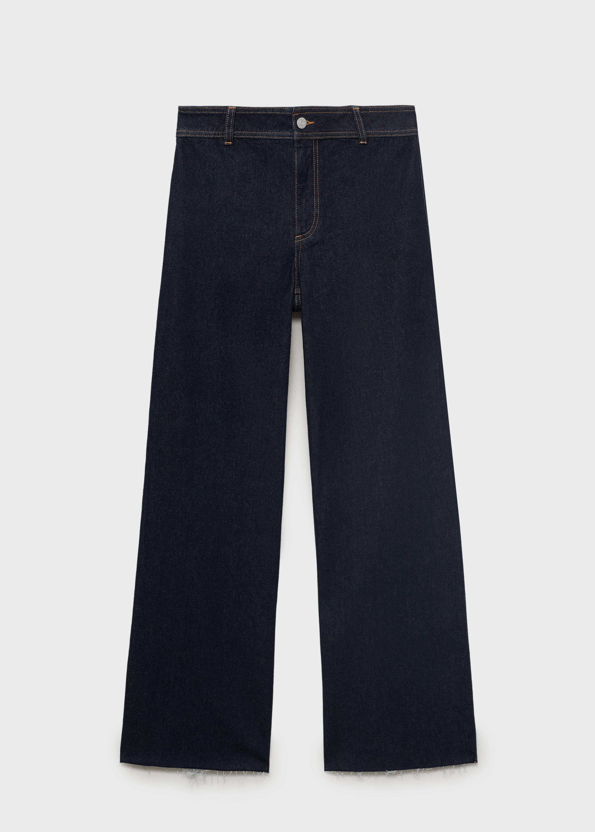 Catherin culotte fazonú, magas derekú farmernadrág - Termék modell nélkül