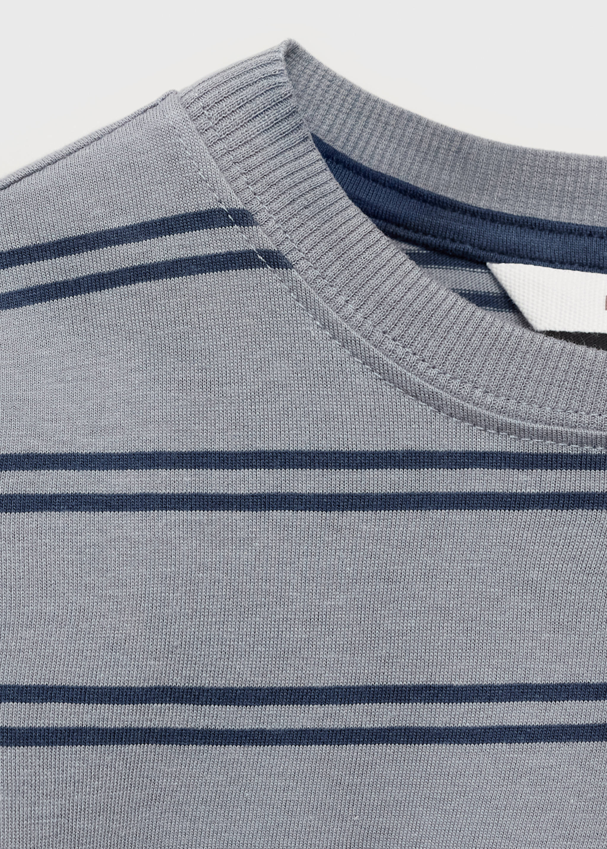 Chest-pocket striped T-shirt - Details of the article 0