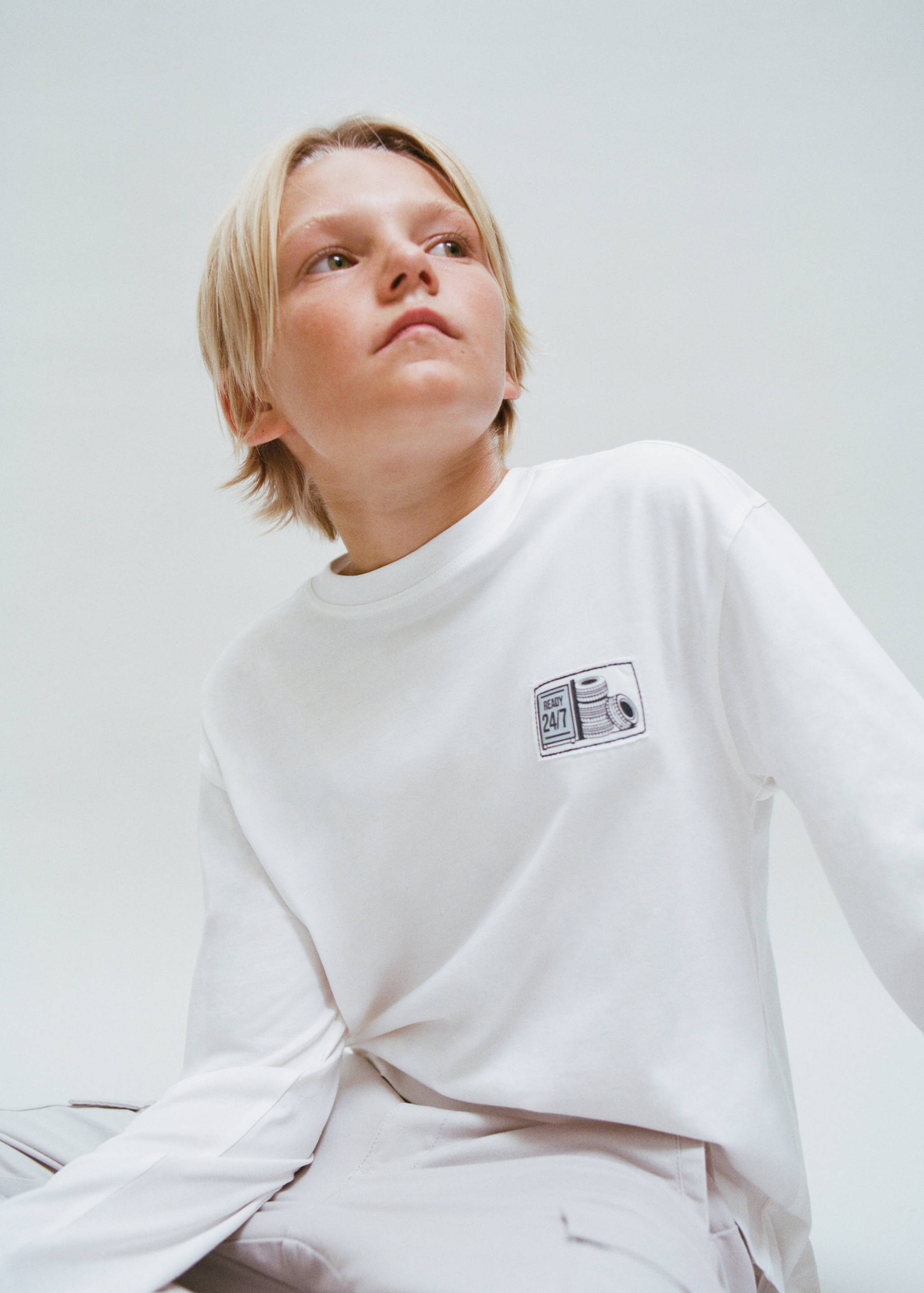 Camiseta manga larga estampada - Detalle del artículo 5