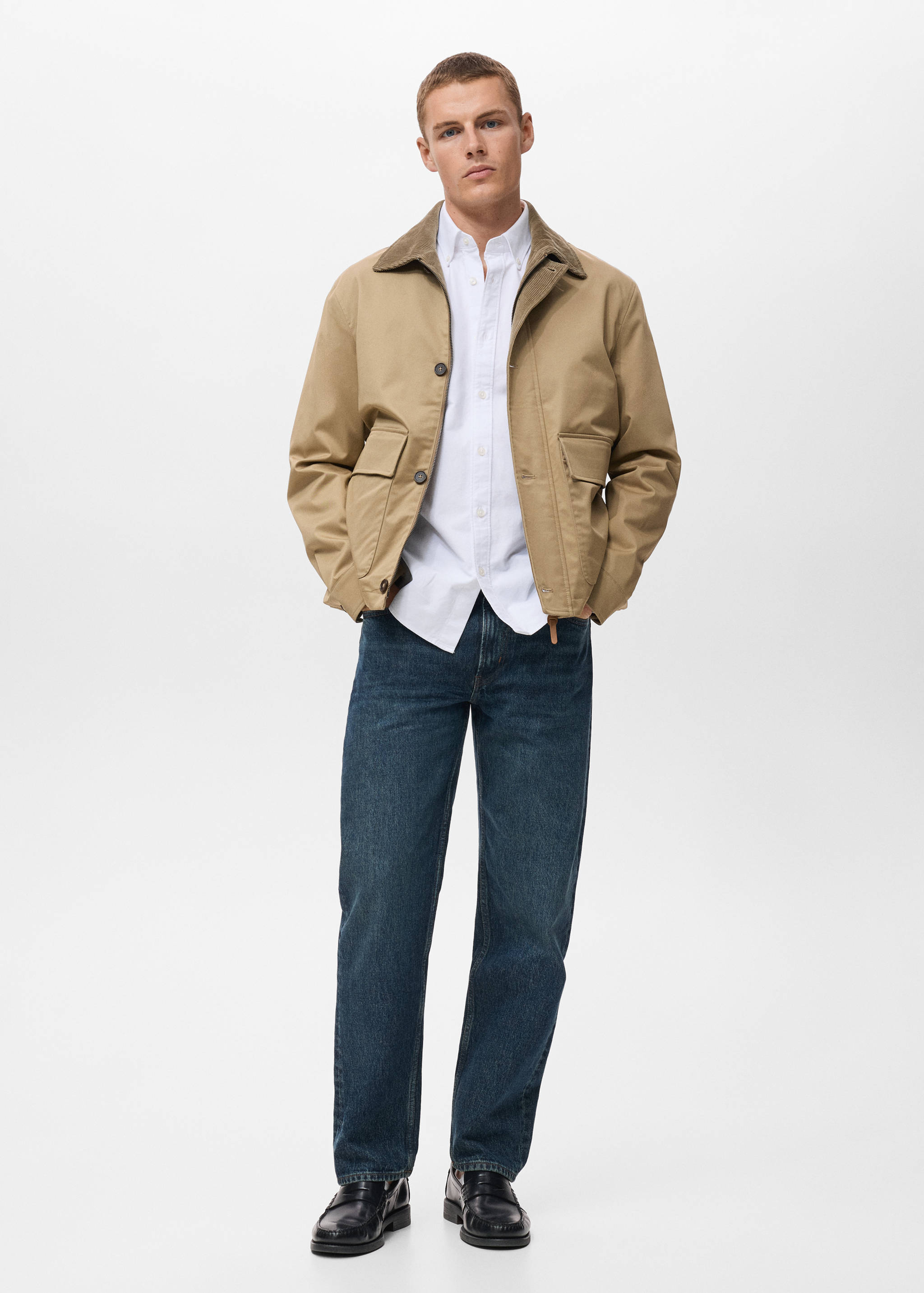 Chemise 100 % coton Oxford - Plan général