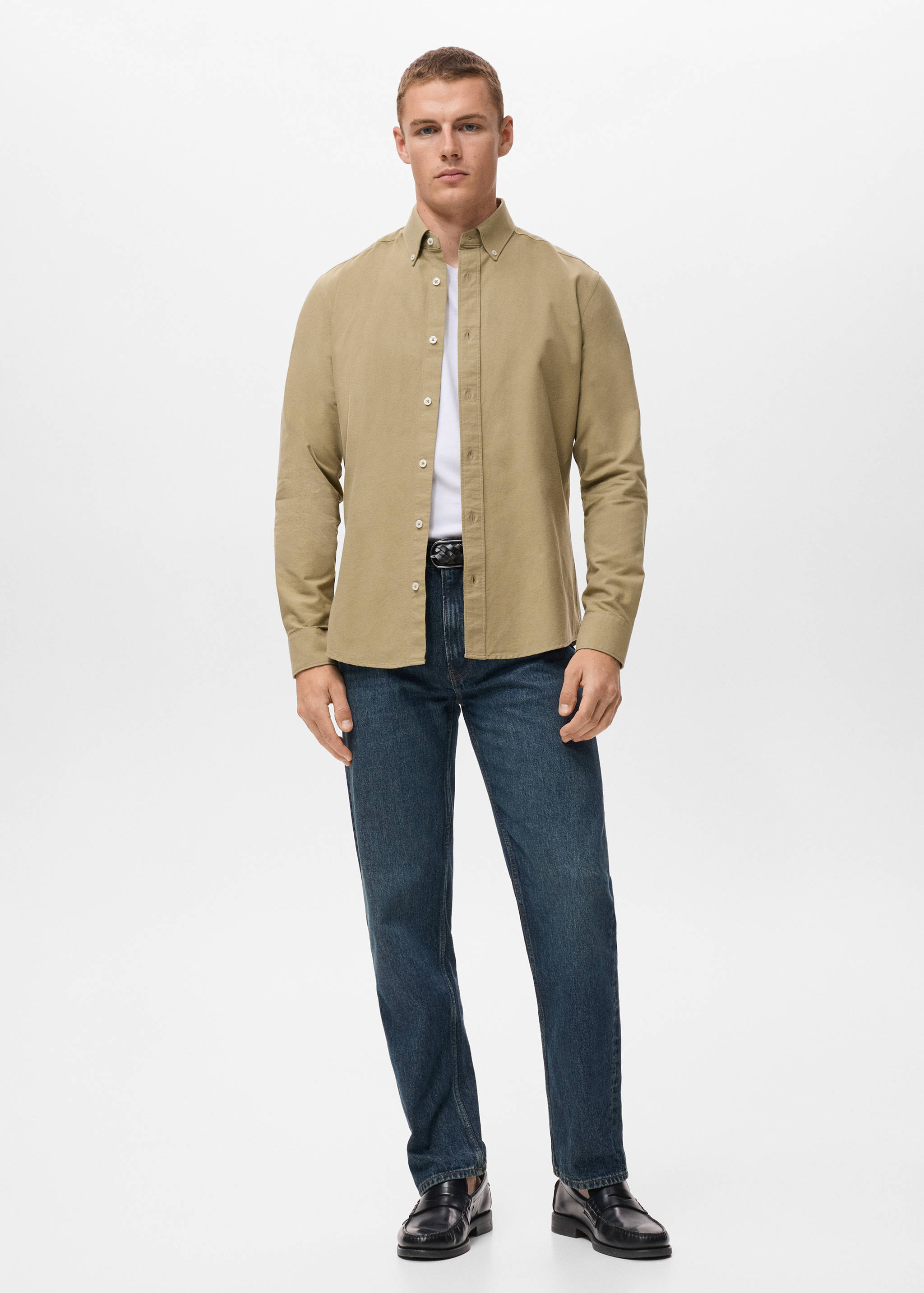 Chemise 100 % coton Oxford - Plan général