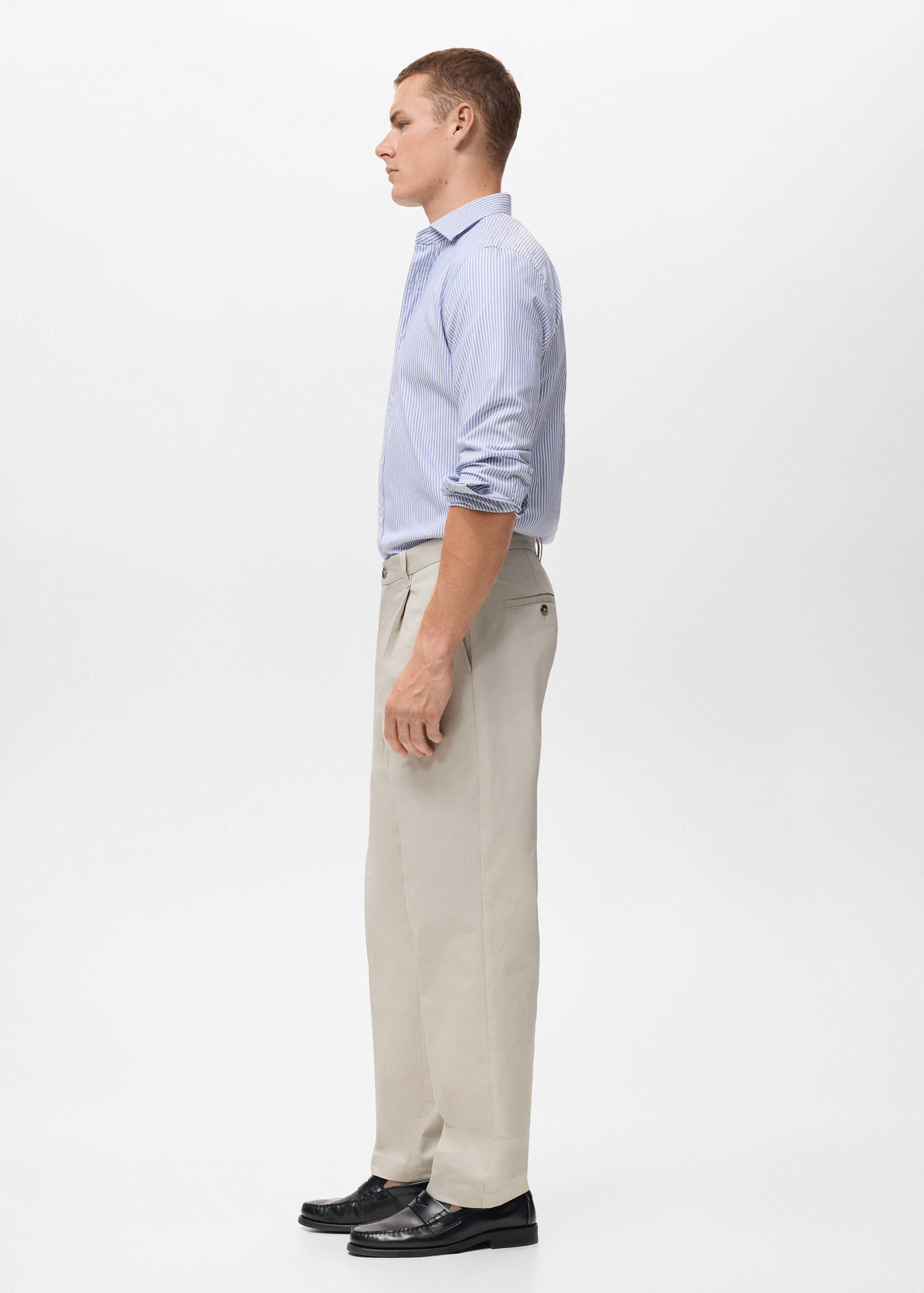 100% cotton striped shirt - Details of the article 2