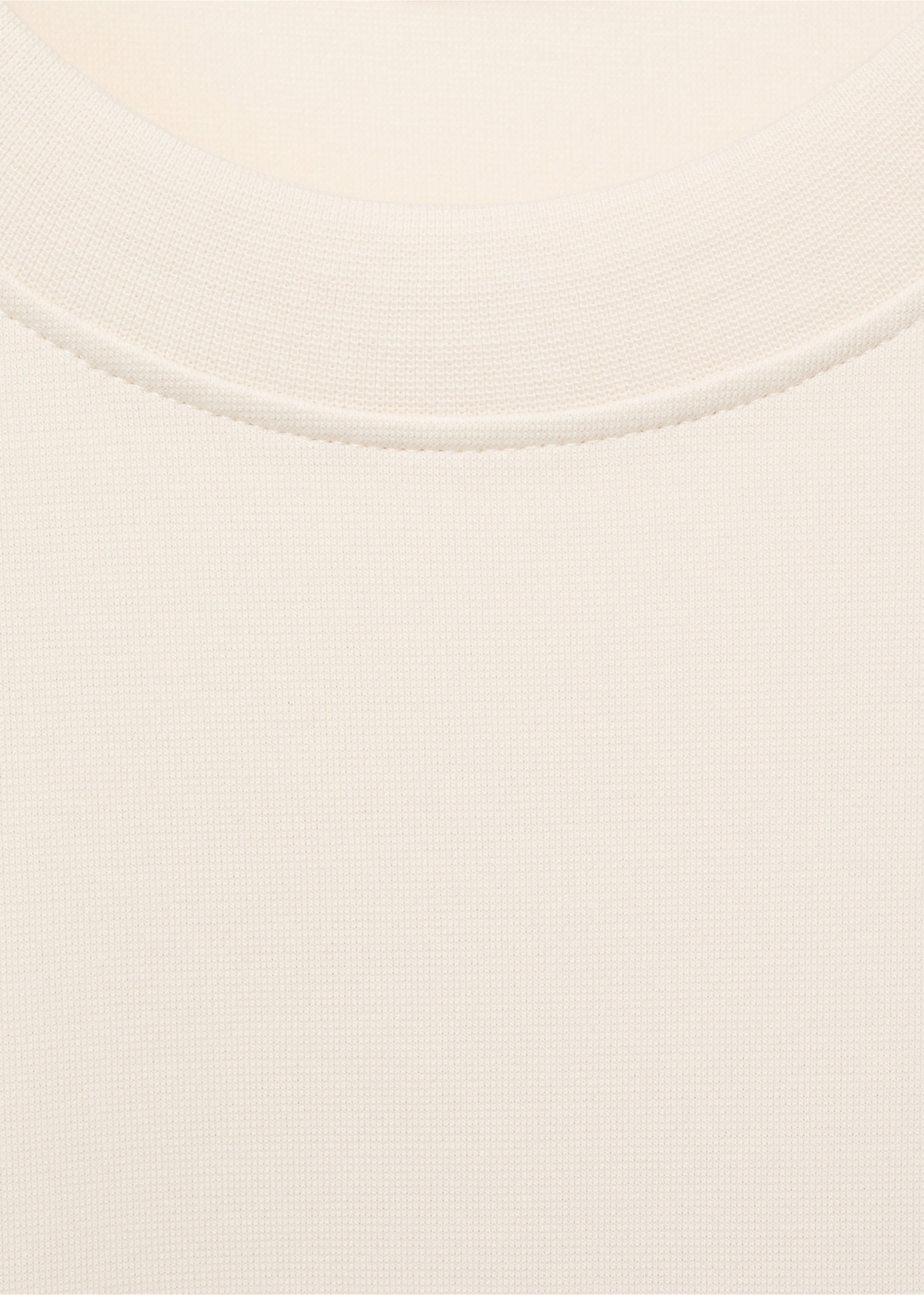 Camiseta tejido sudadera relaxed fit - Detalle del artículo 8, Arena. Ref: 17024436-00.