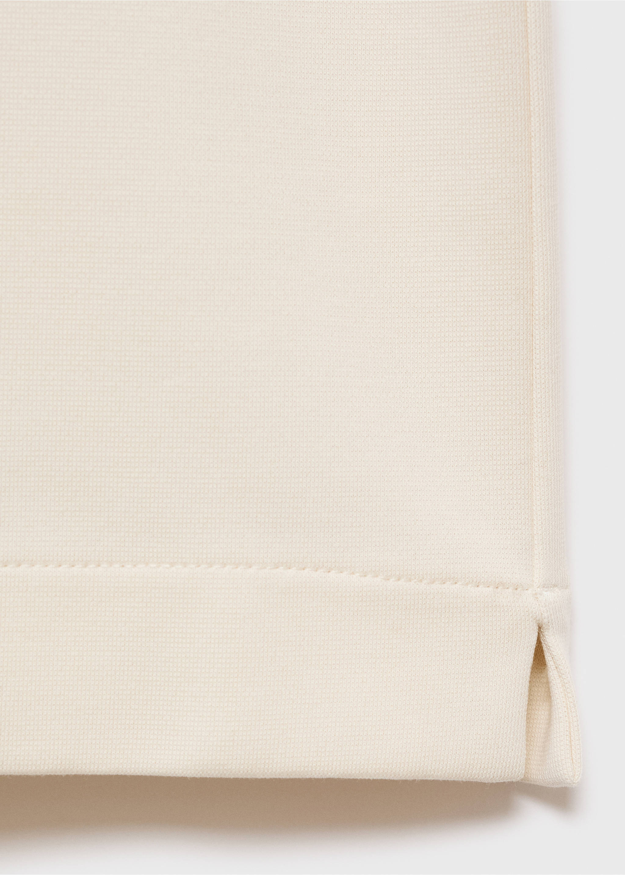 Camiseta tejido sudadera relaxed fit - Detalle del artículo 0, Arena. Ref: 17024436-00.