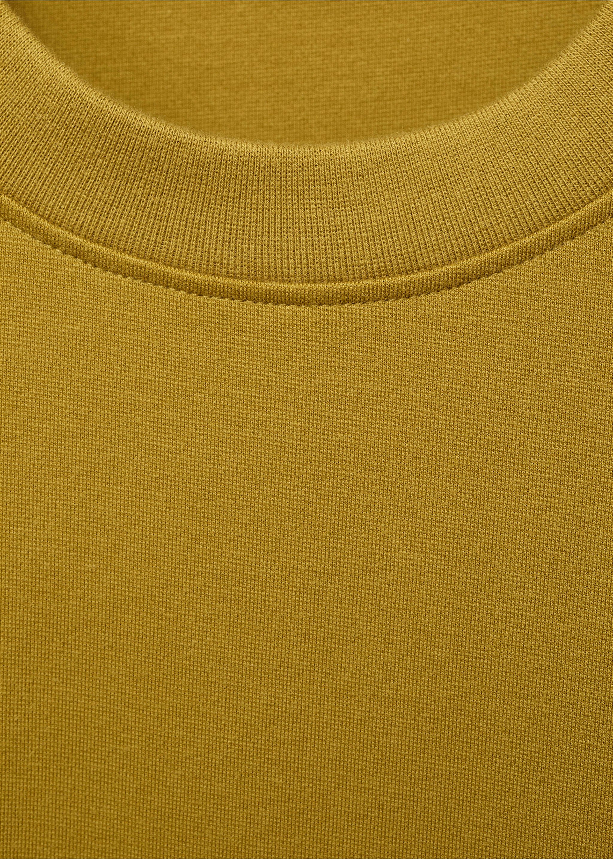 Camiseta tejido sudadera relaxed fit - Detalle del artículo 8, Ocre. Ref: 17024436-00.