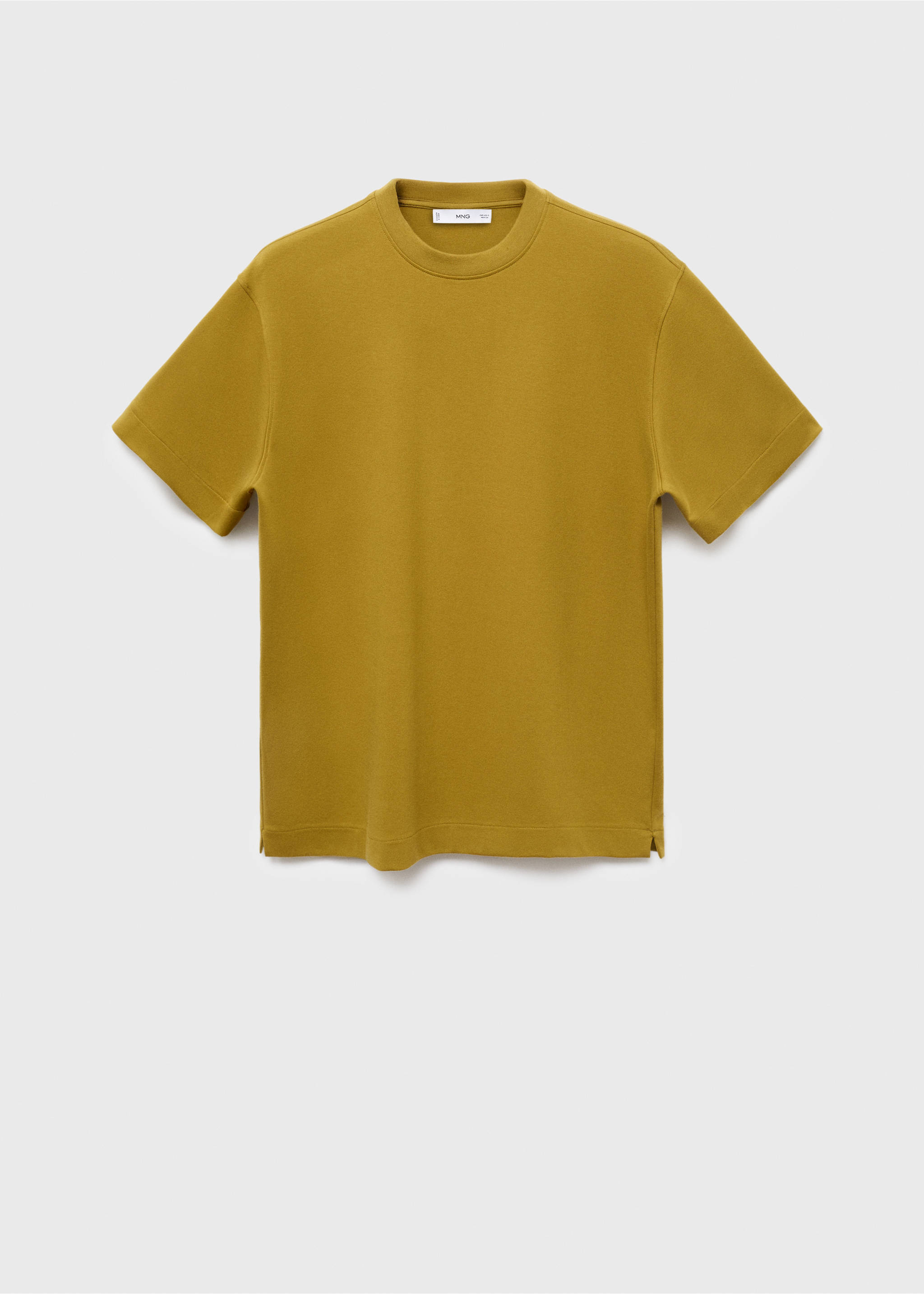 Camiseta tejido sudadera relaxed fit - Artículo sin modelo, Ocre. Ref: 17024436-00.