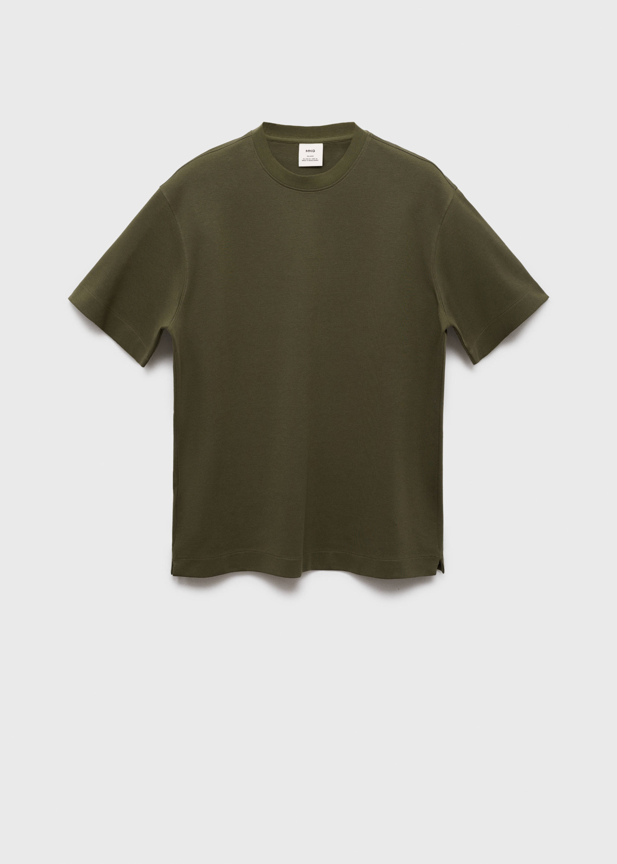 Camiseta tejido sudadera relaxed fit - Artículo sin modelo