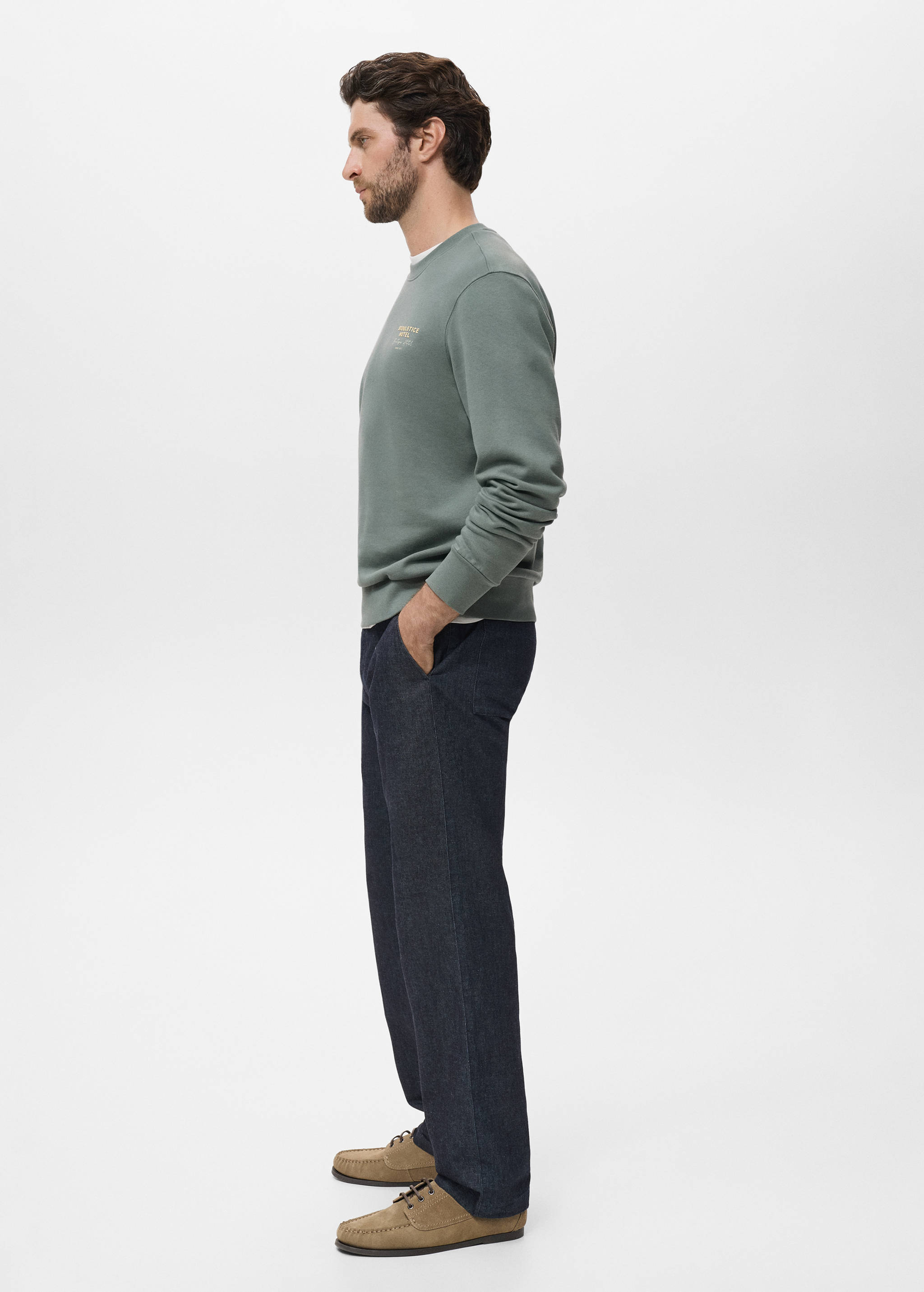 Printed cotton sweatshirt - Details of the article 2