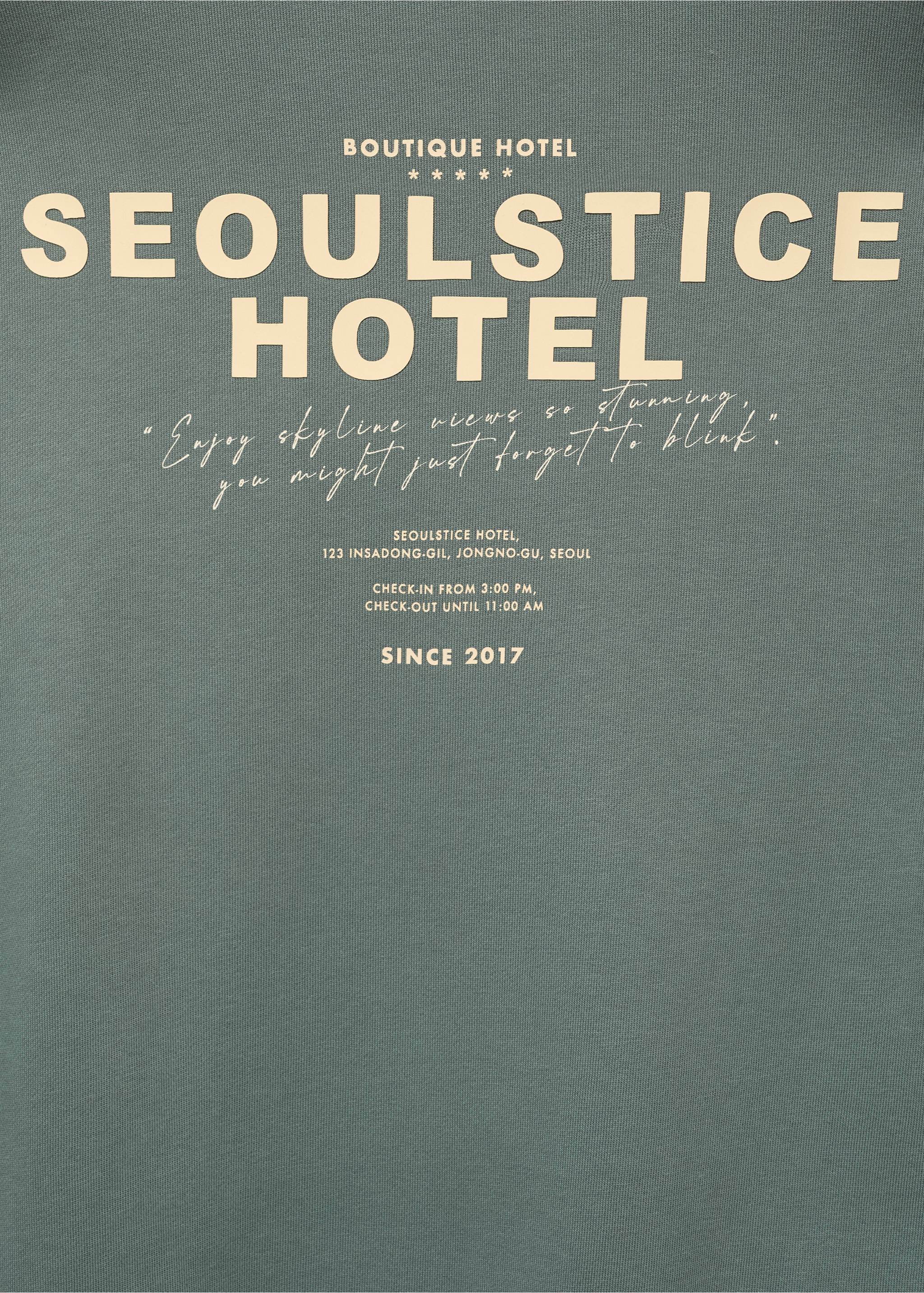 Printed cotton sweatshirt - Details of the article 0, Green. Ref: 17024440-00.