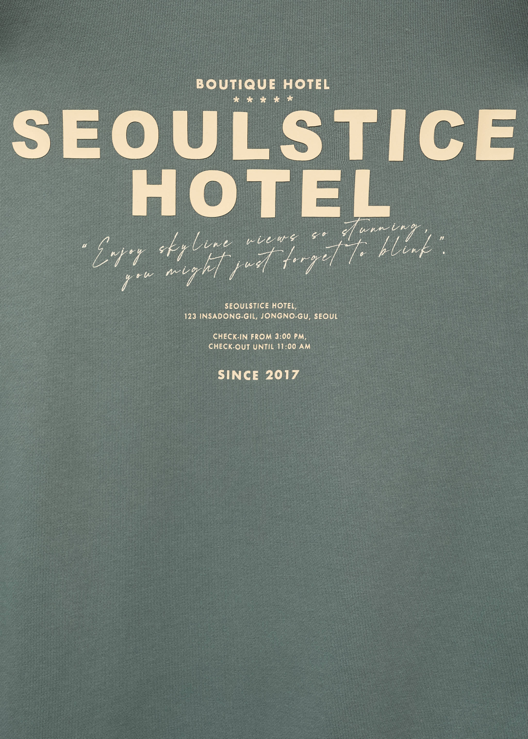 Printed cotton sweatshirt - Details of the article 0