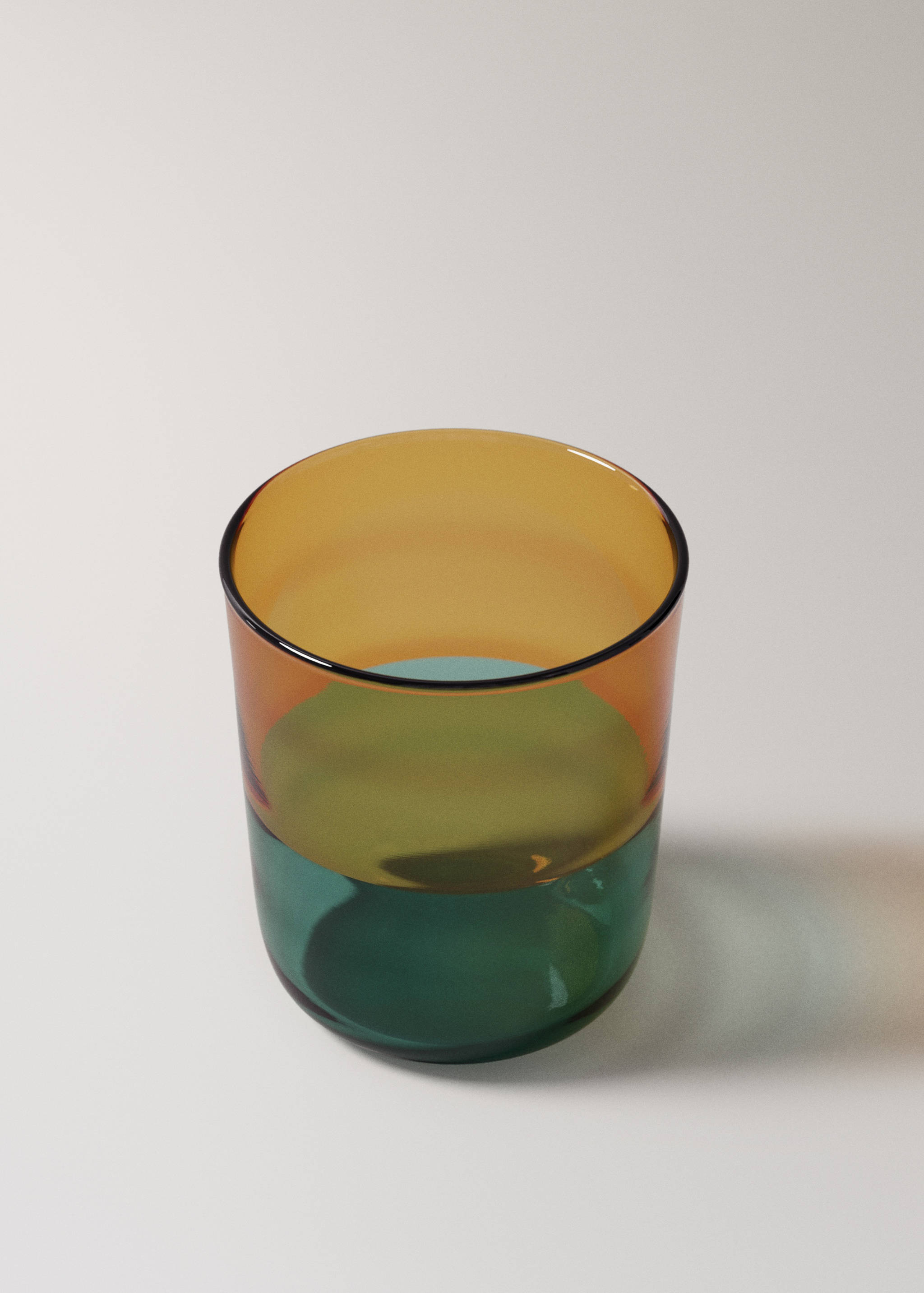 Verre en verre borosilicate bicolore - Détail de l'article 1