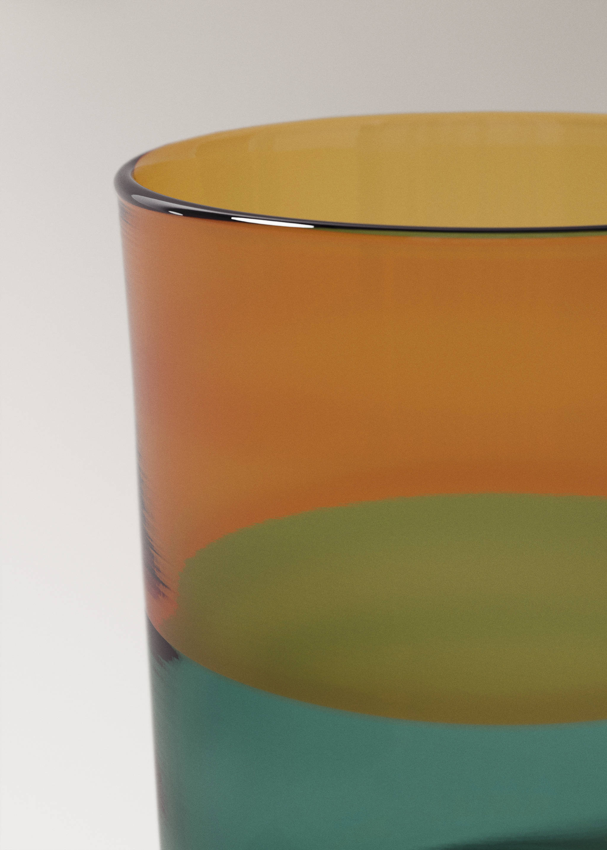 Verre en verre borosilicate bicolore - Détail de l'article 3