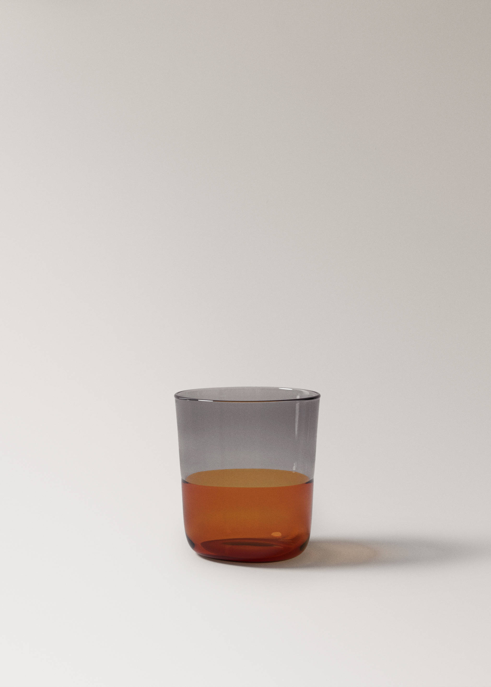 Verre en verre borosilicate bicolore - Article sans modèle