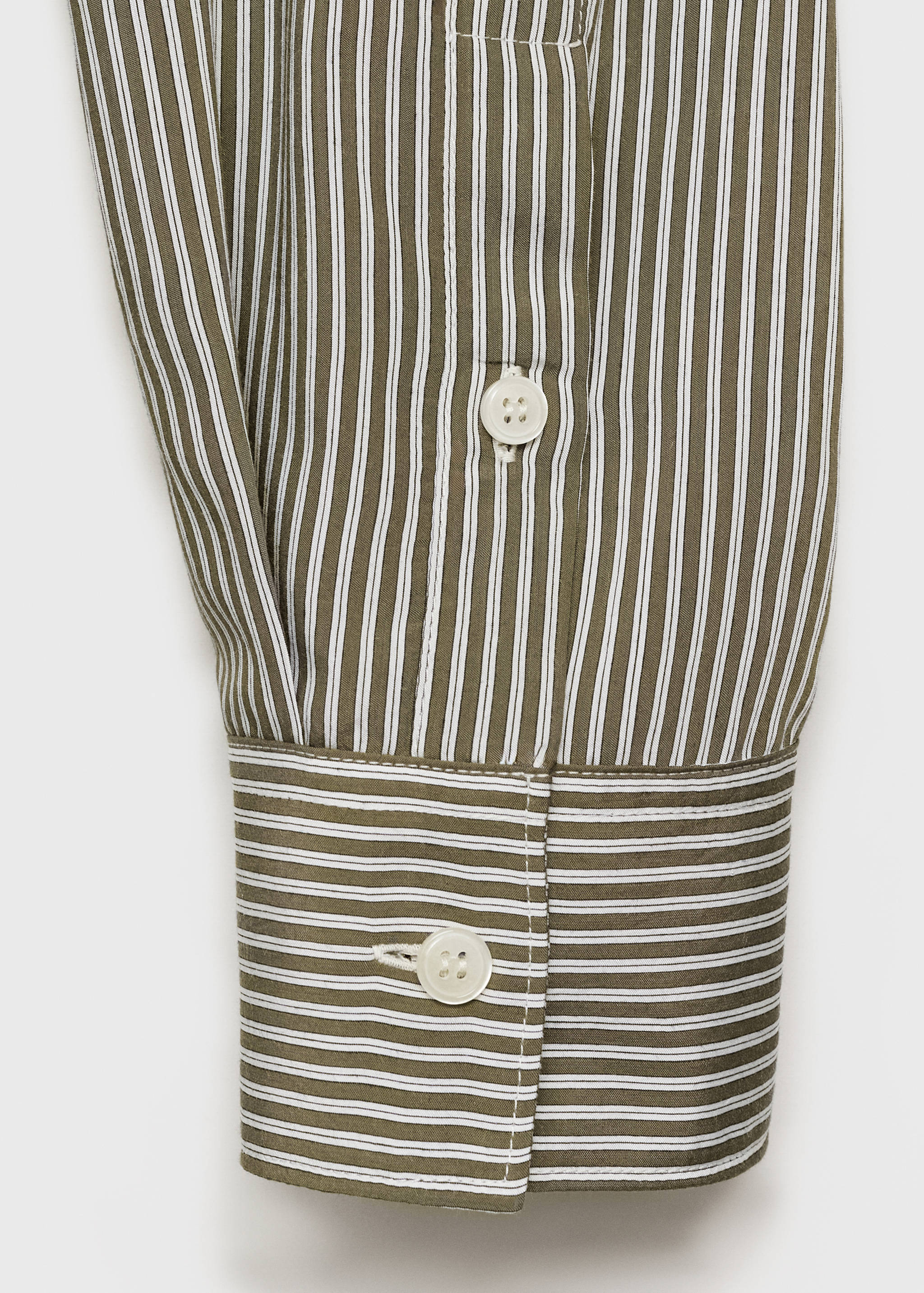 Regular fit striped print shirt - Details of the article 0