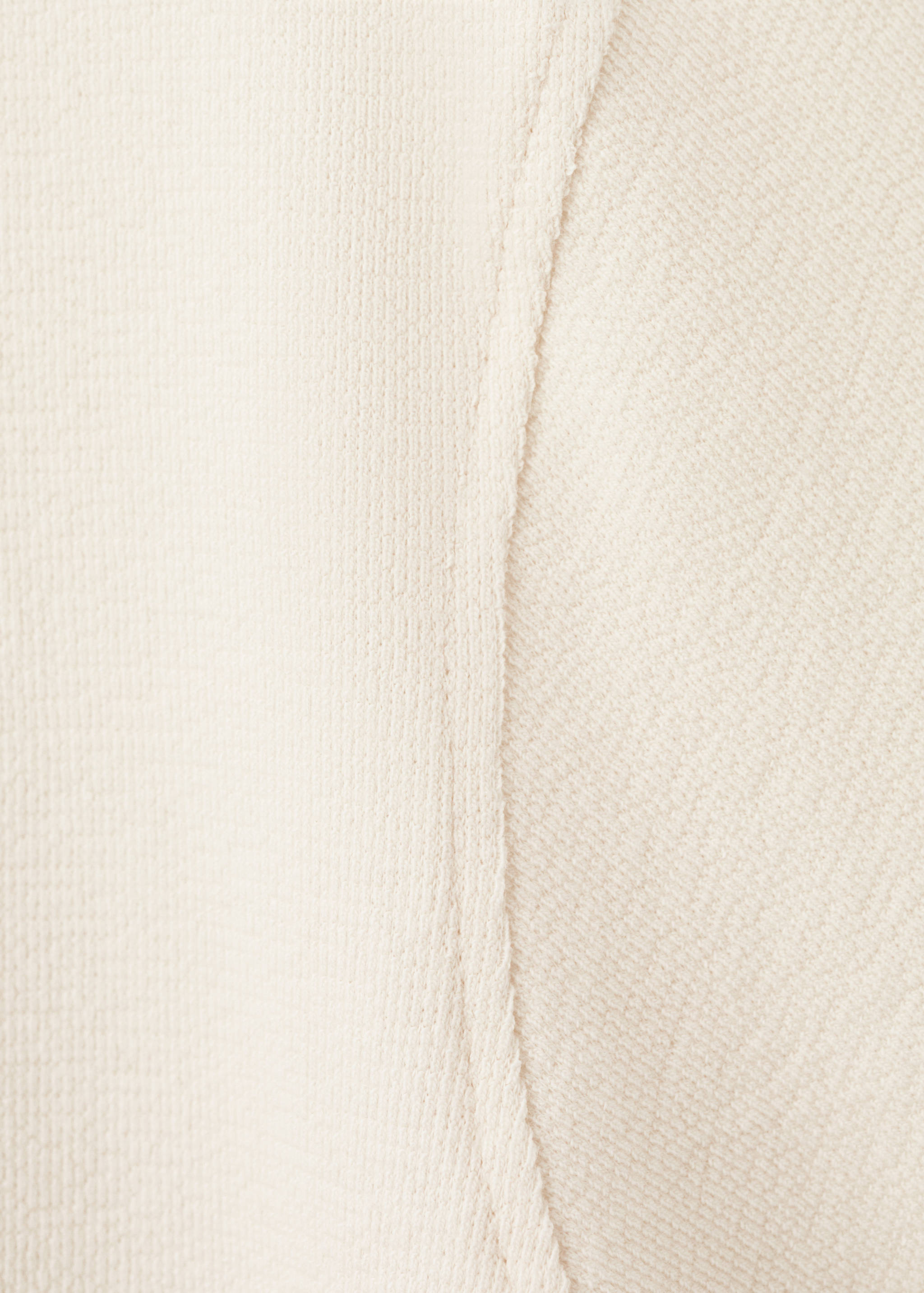 100% cotton relaxed-fit structured t-shirt - Details of the article 8