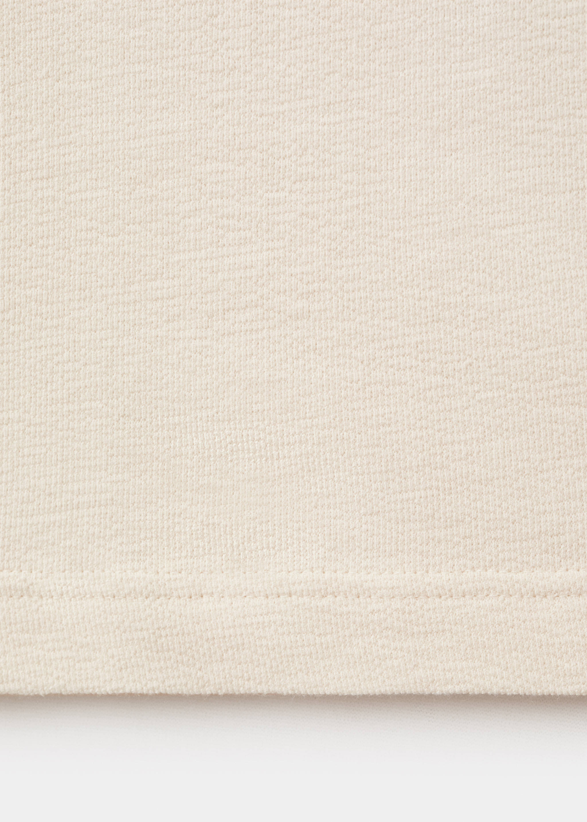 100% cotton relaxed-fit structured t-shirt - Details of the article 0