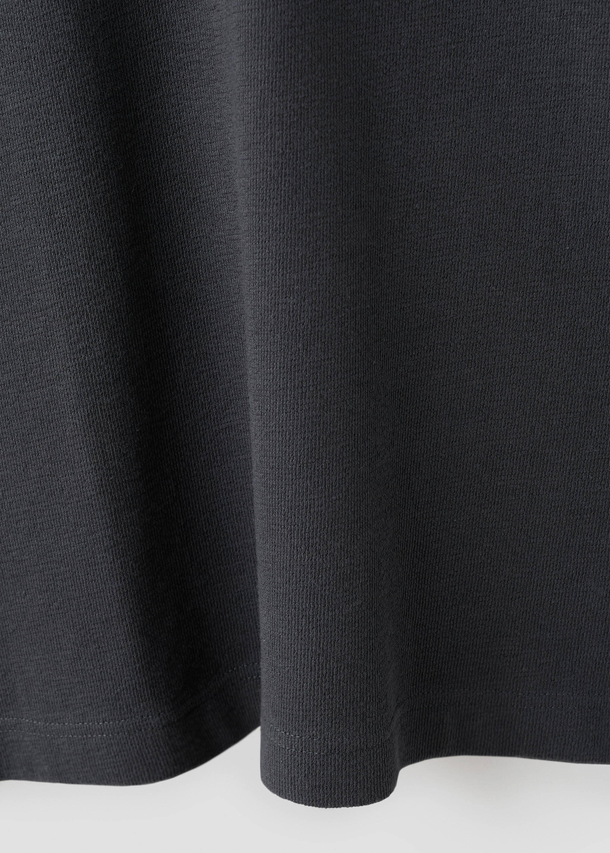 100% cotton relaxed-fit structured t-shirt - Details of the article 0