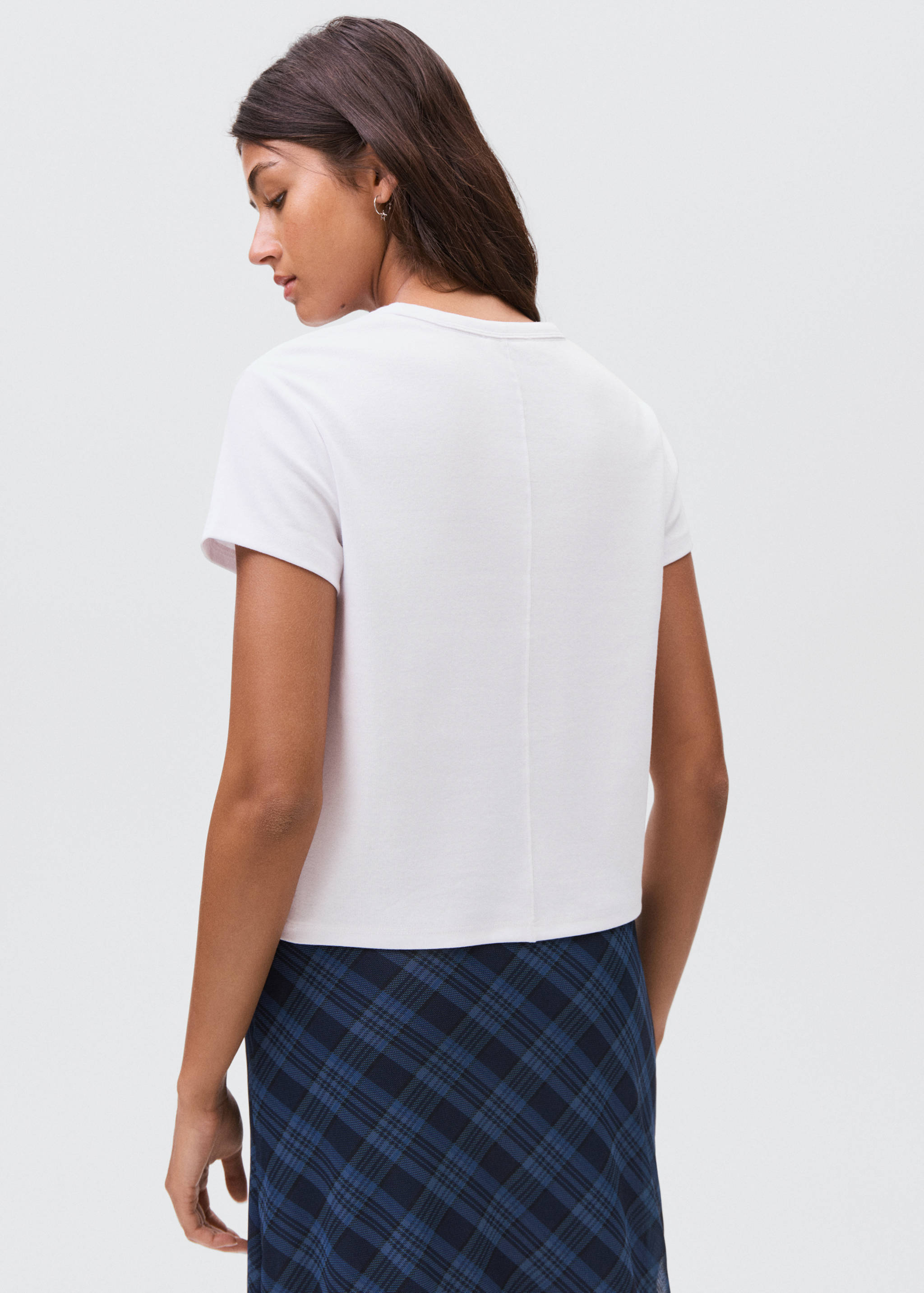 T-shirt basique en coton - Verso de l’article