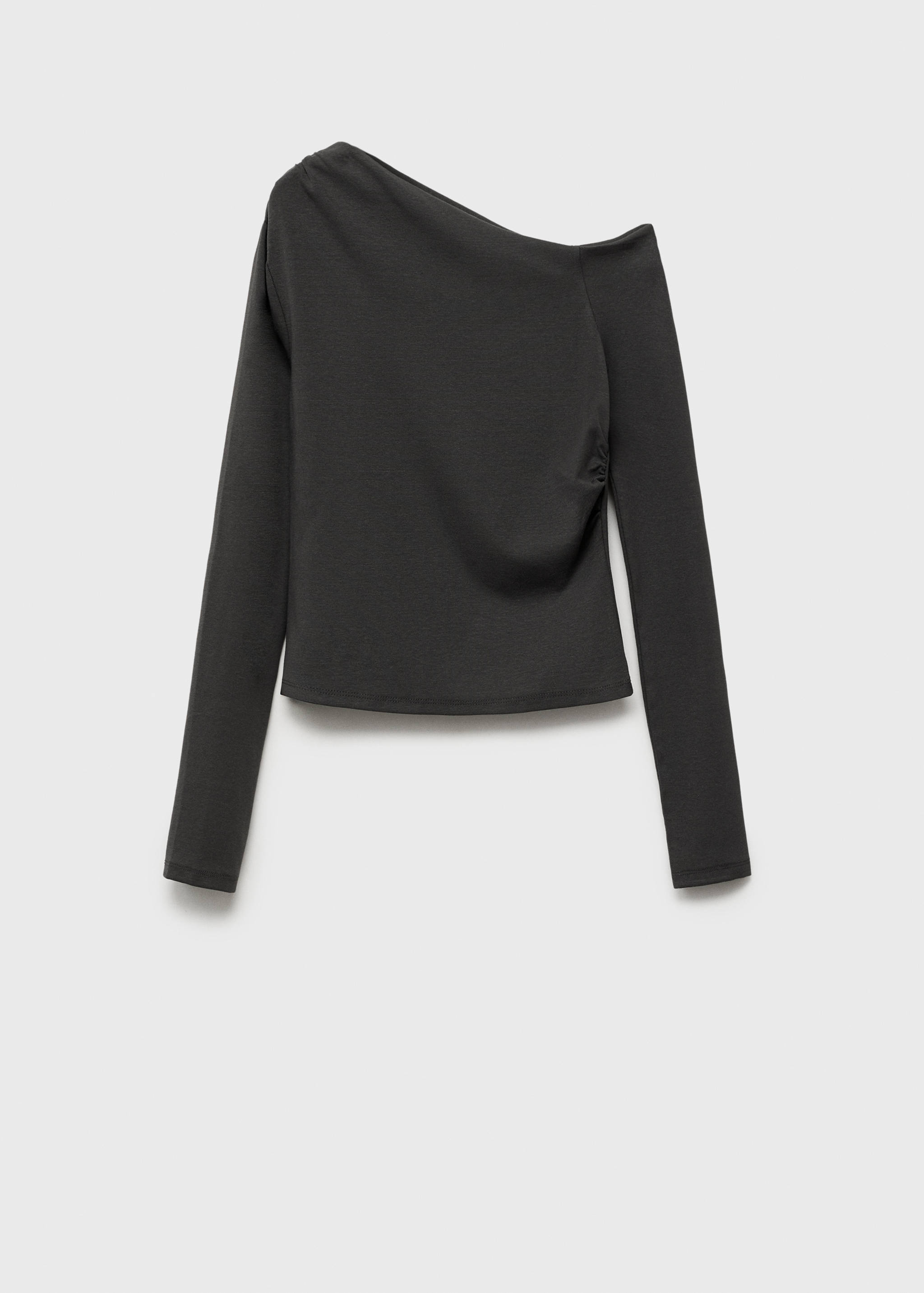 Asymmetric cotton T-shirt - Article without model