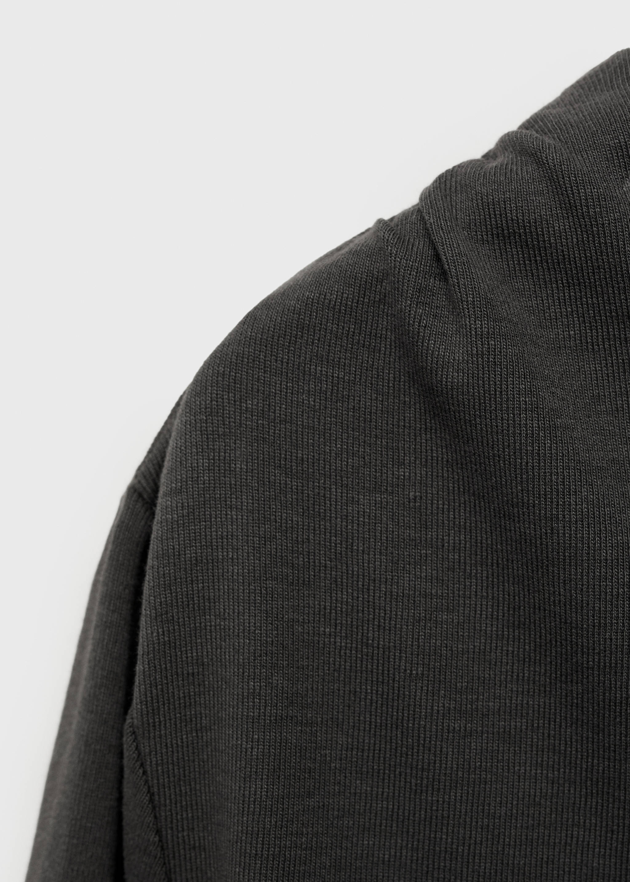 Asymmetric cotton T-shirt - Details of the article 8