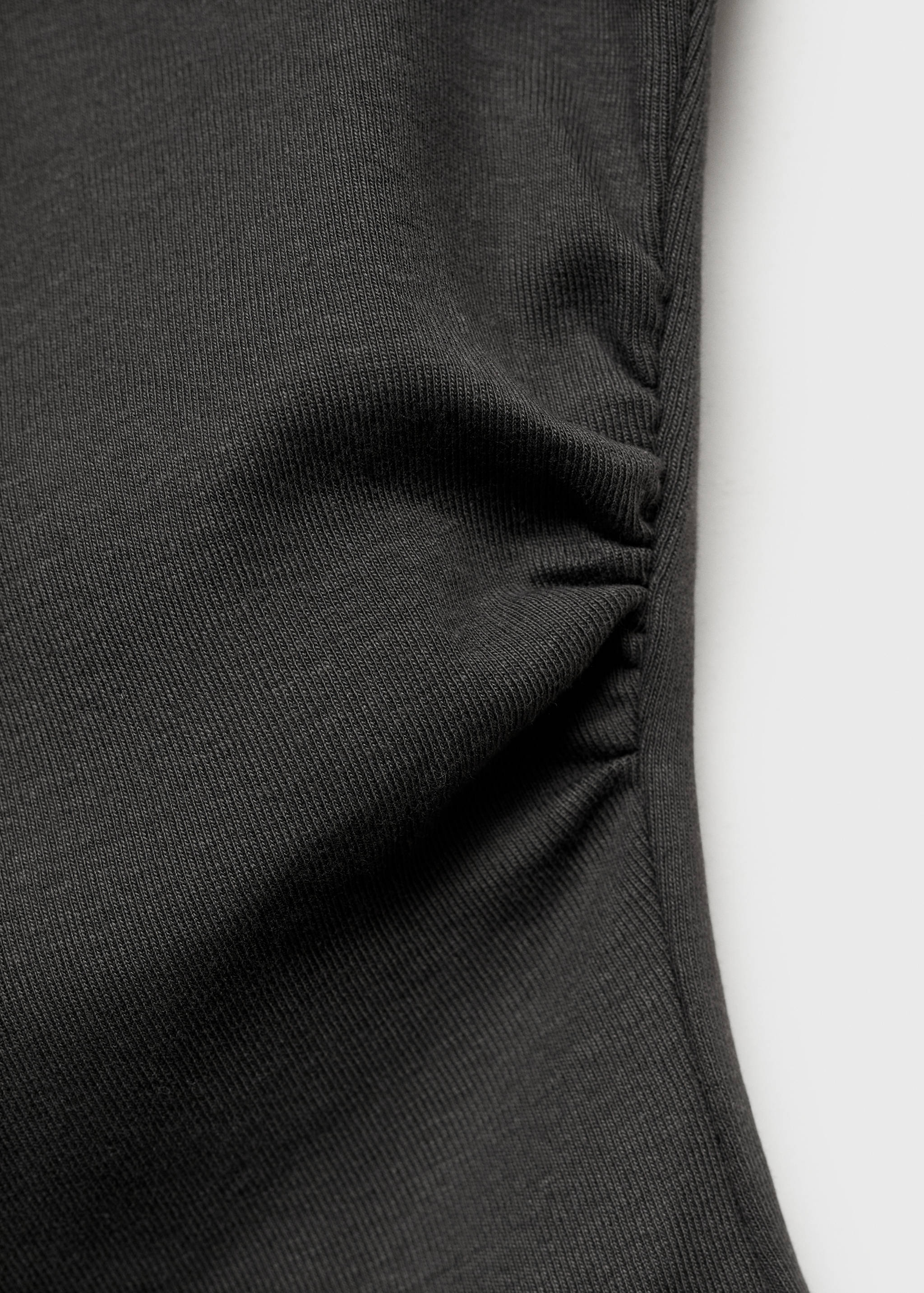Asymmetric cotton T-shirt - Details of the article 0
