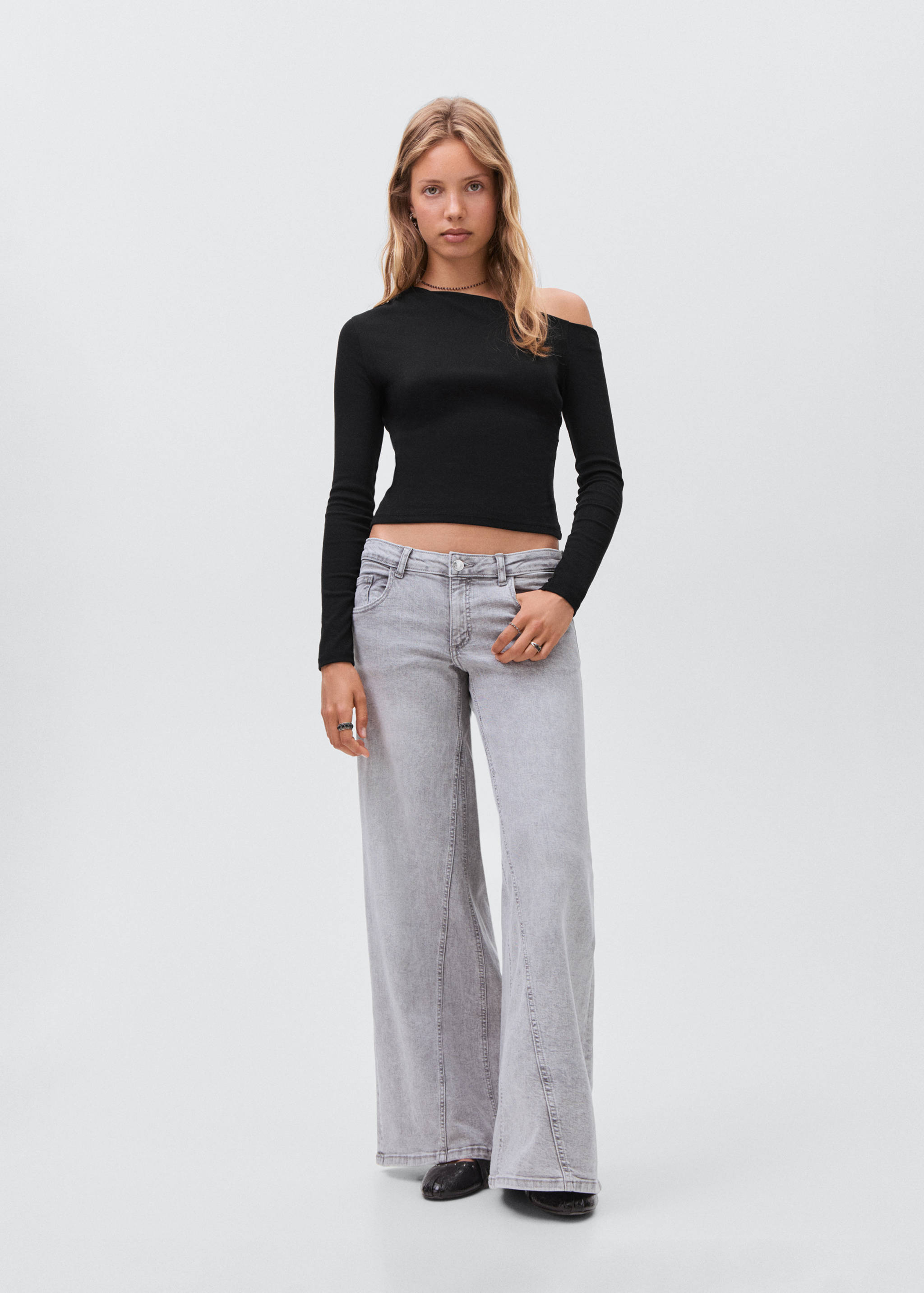 Samarreta cotó asimètrica - Pla general