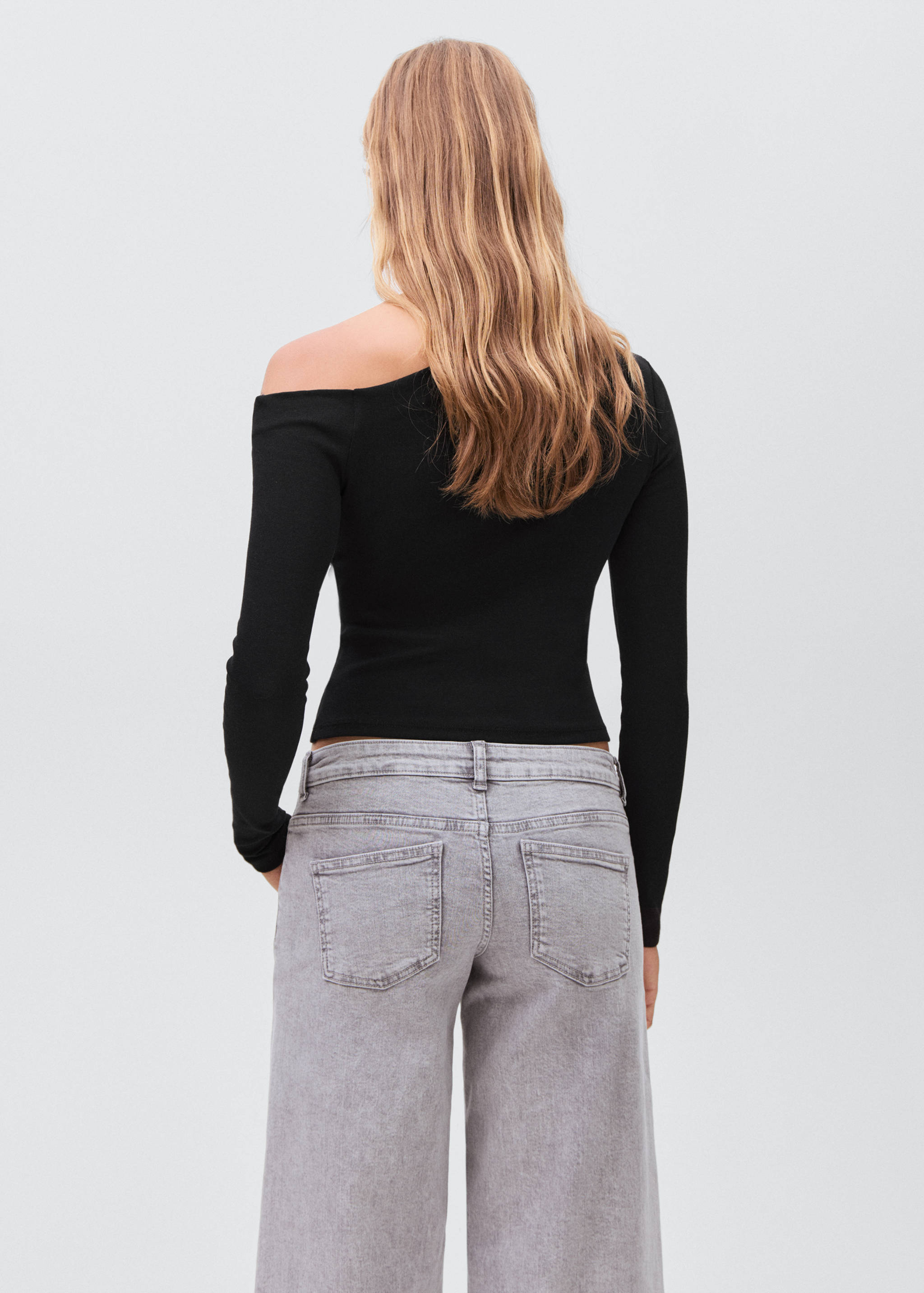 Samarreta cotó asimètrica - Revers de l'article