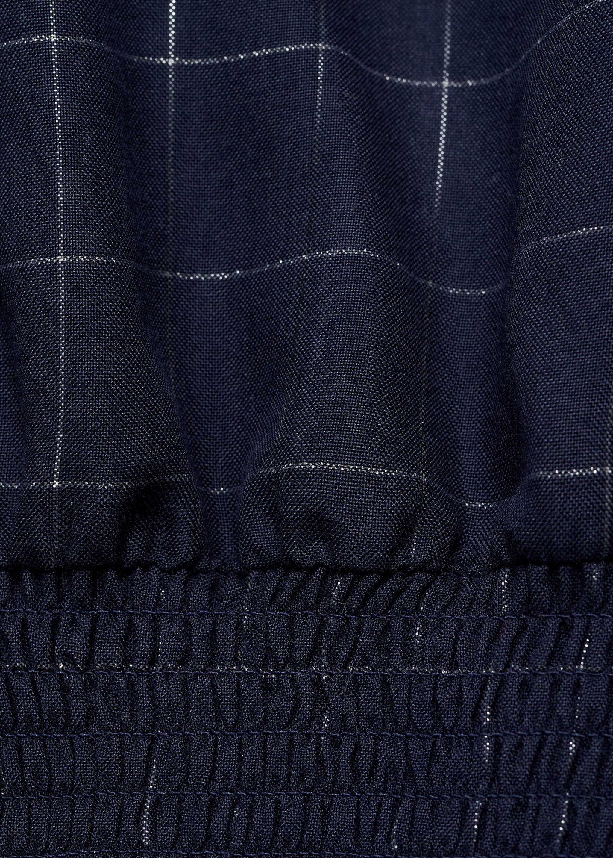 Lurex checked blouse - Details of the article 8
