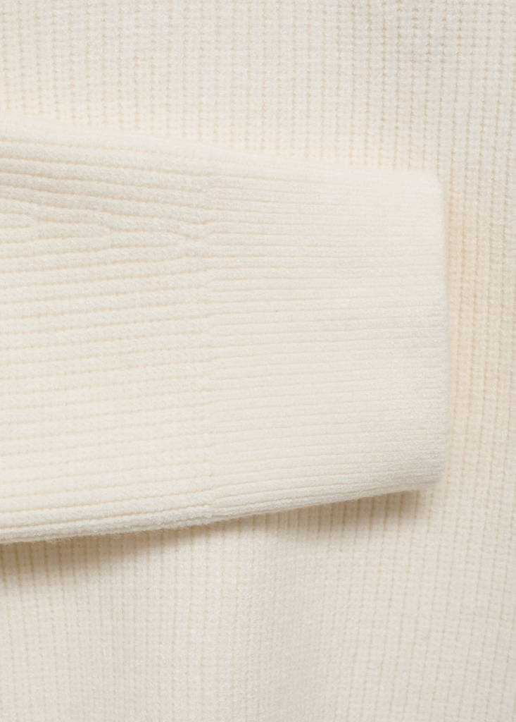 Sweater with contrasting zip collar — Light/Pastel Grey