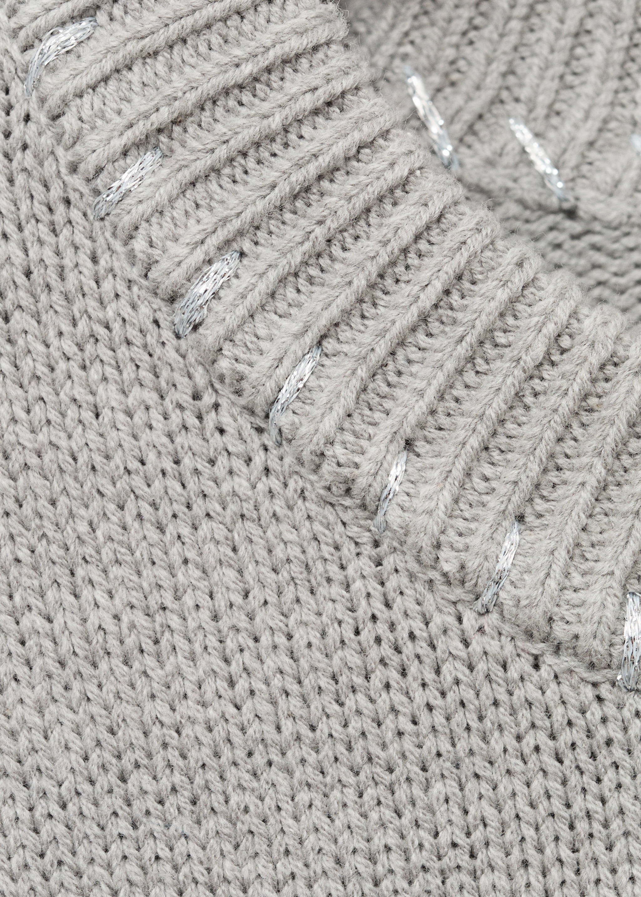 Star knitted sweater - Details of the article 8